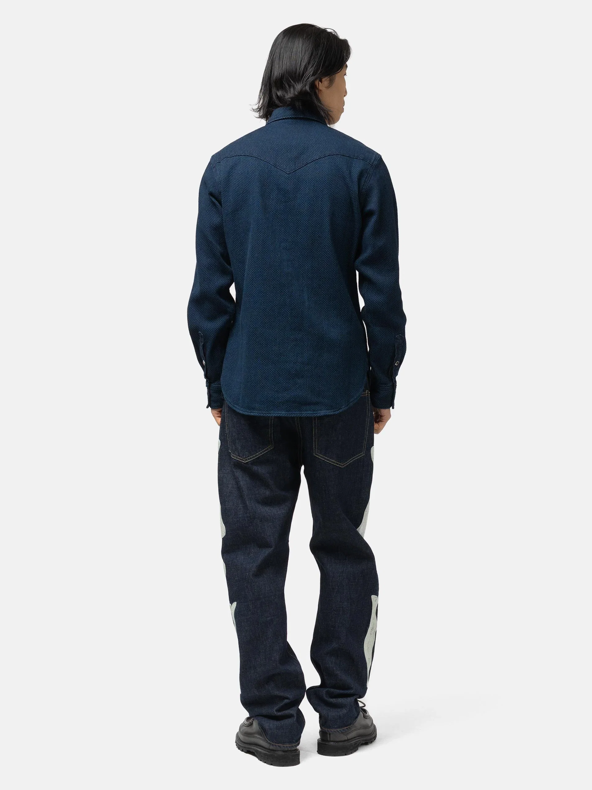 KAPITAL IDG DO-GI Canvas Western Shirt IDG