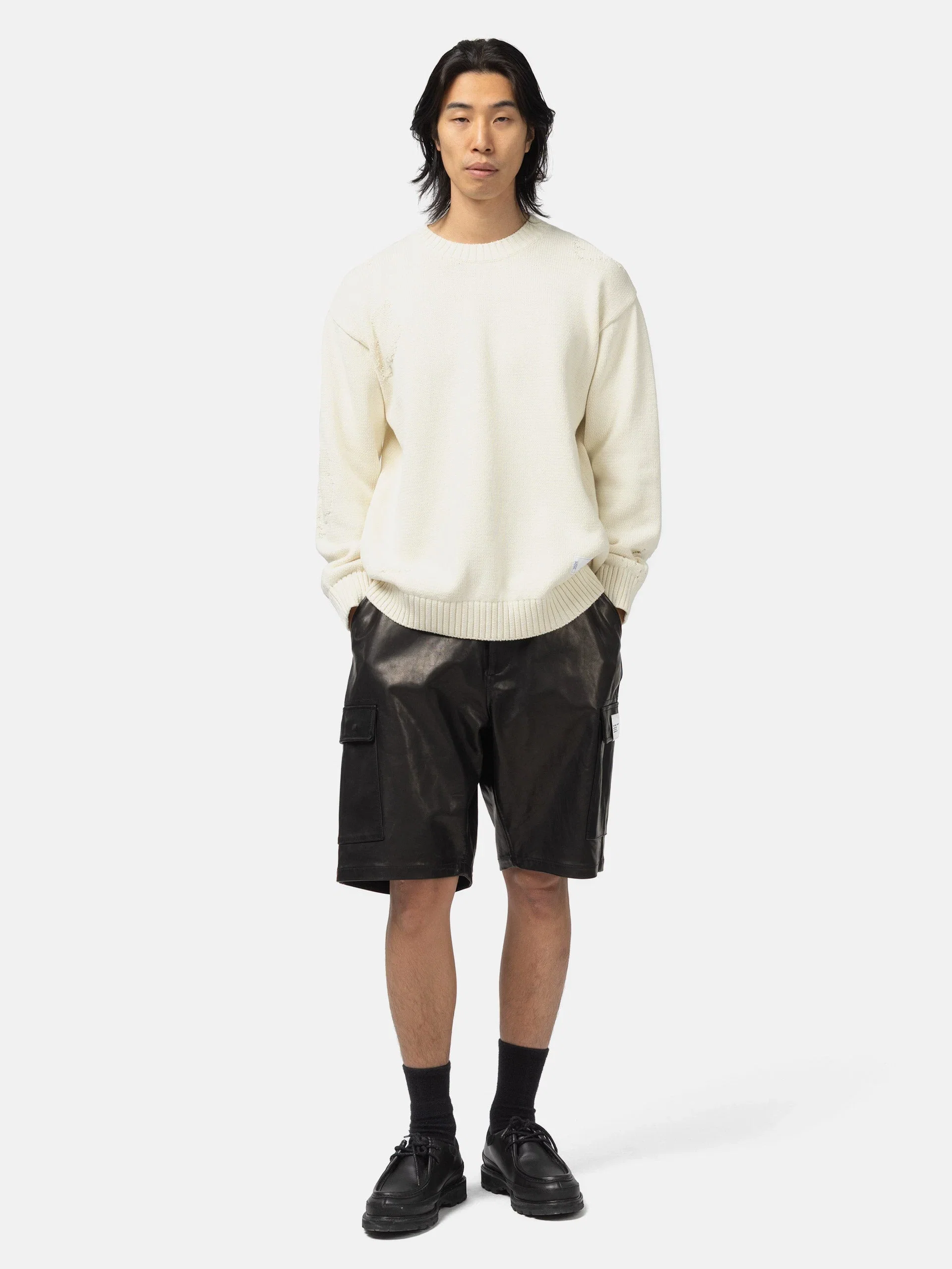 Neighborhood Savage Crewneck Sweater White