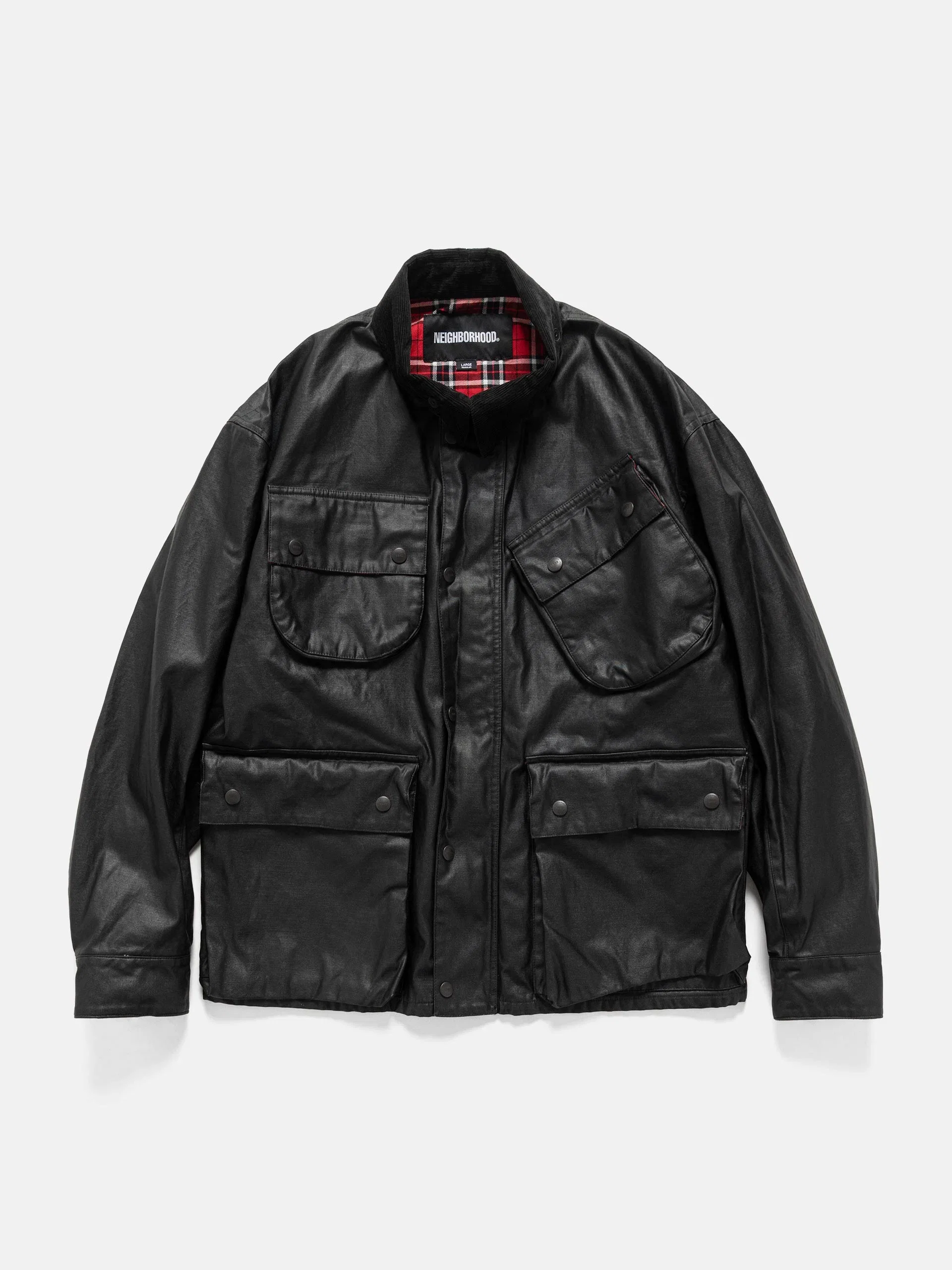 Neighborhood Coated Field Jacket Black