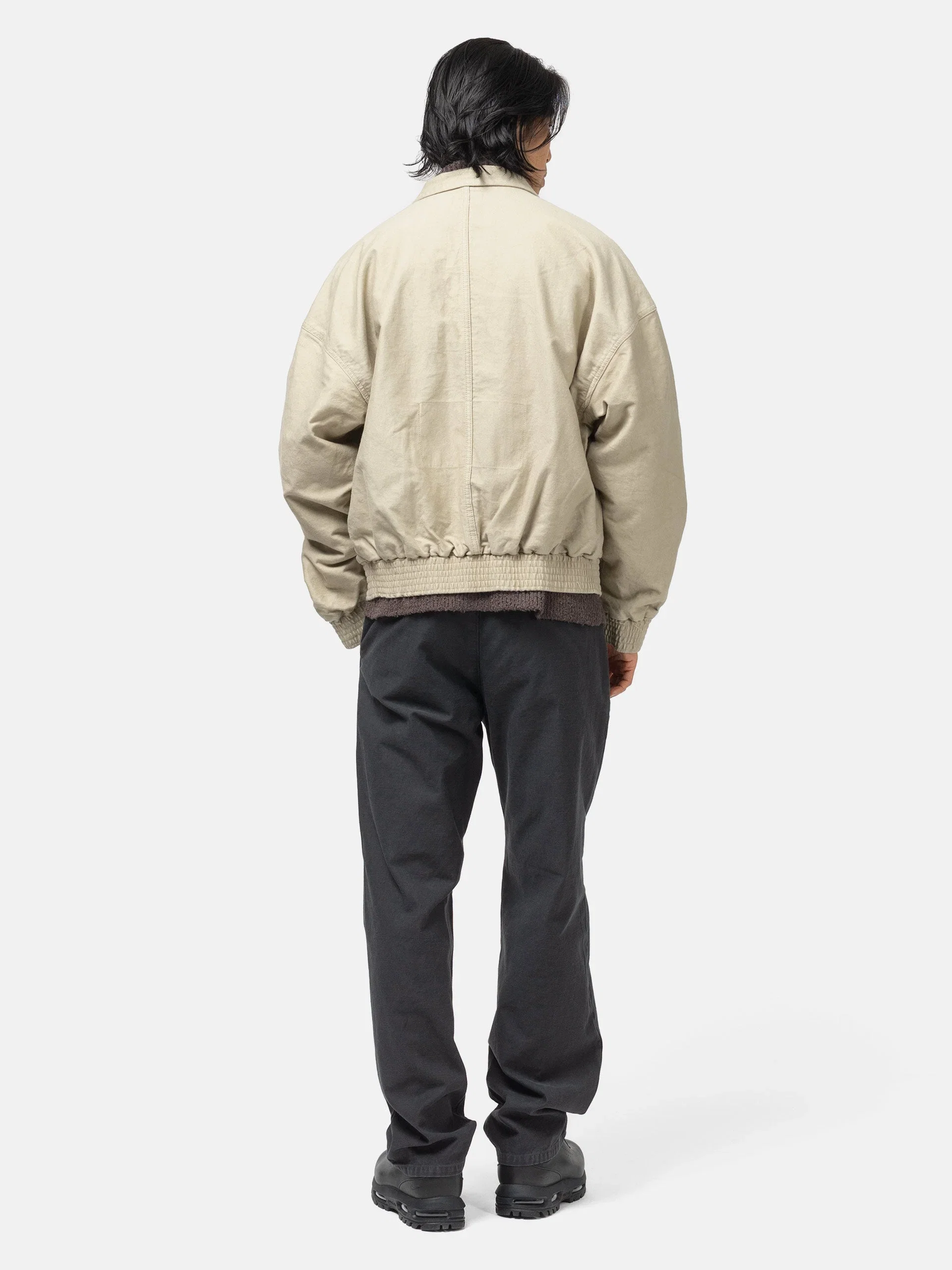 Cav Empt Casual Zip Short Jacket Beige