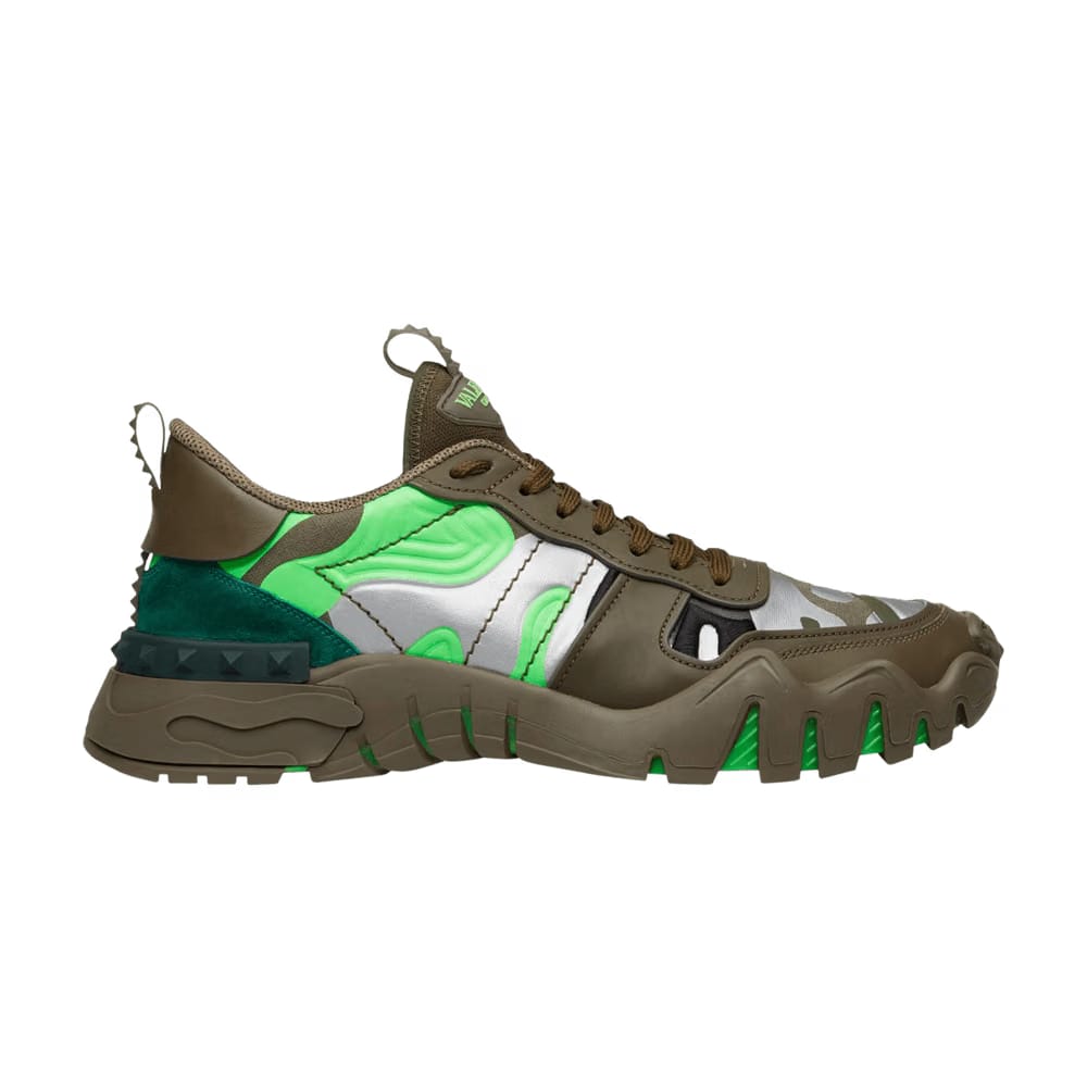 Valentino Rockrunner Camo Plus Military Neon Green
