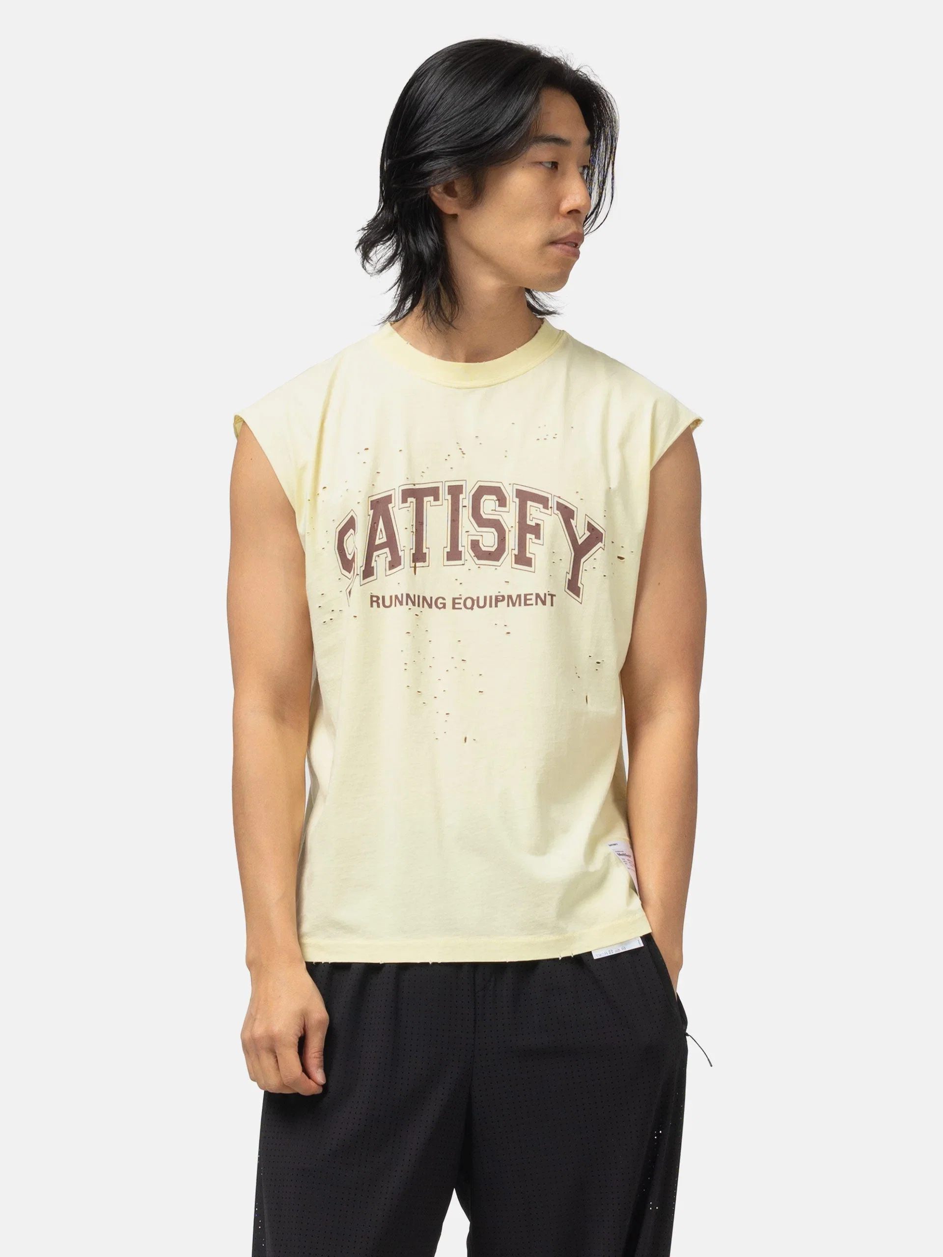 Satisfy MothTech™ Muscle Tee Aged Transparent Yellow