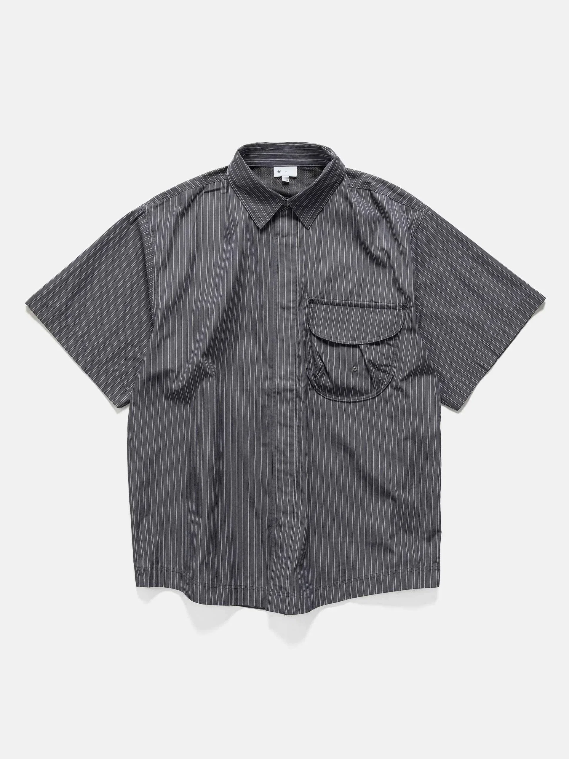 Goldwin 0 Retroreflective Short Sleeved Shirt Deep Charcoal