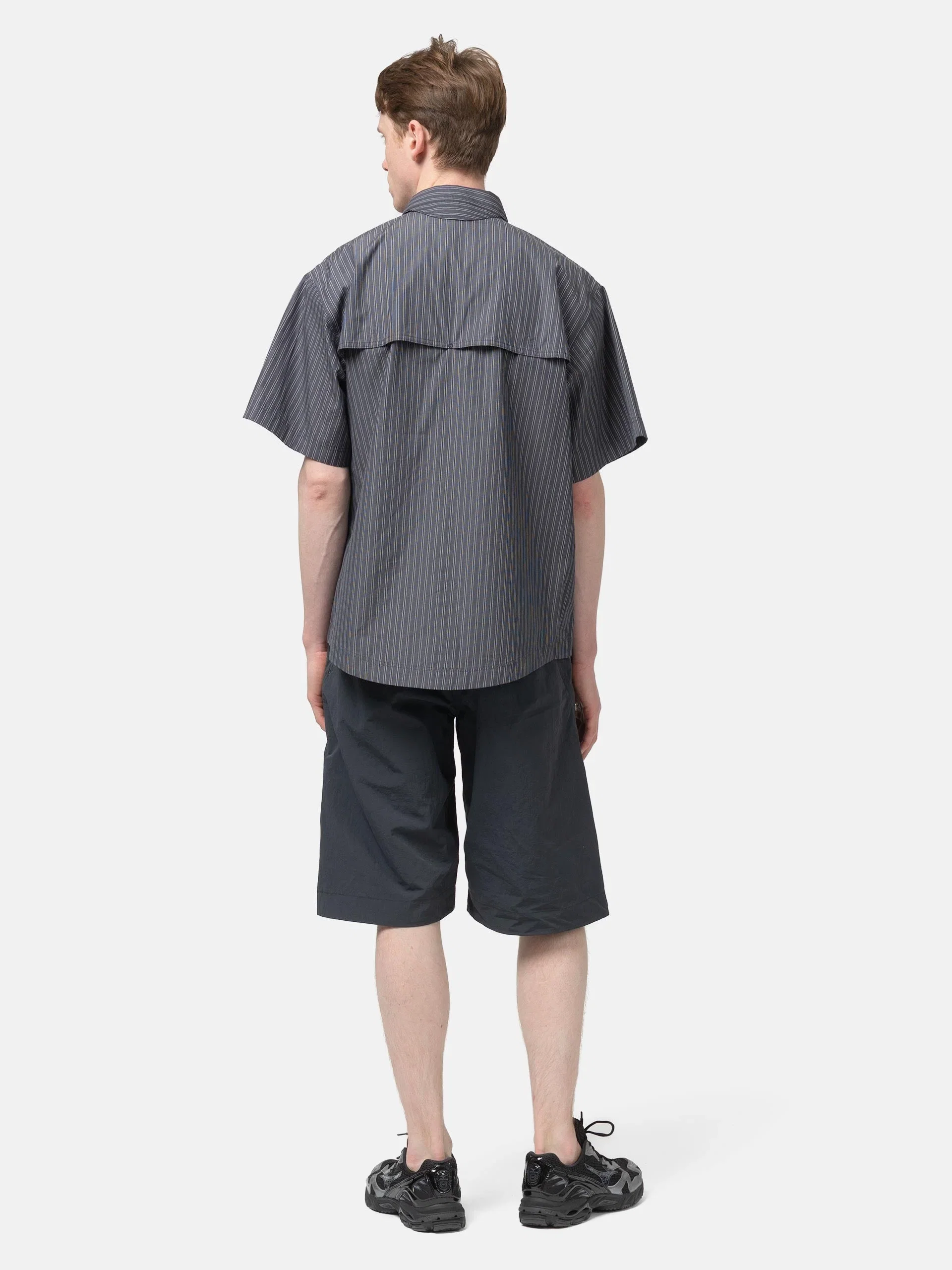 Goldwin 0 Retroreflective Short Sleeved Shirt Deep Charcoal