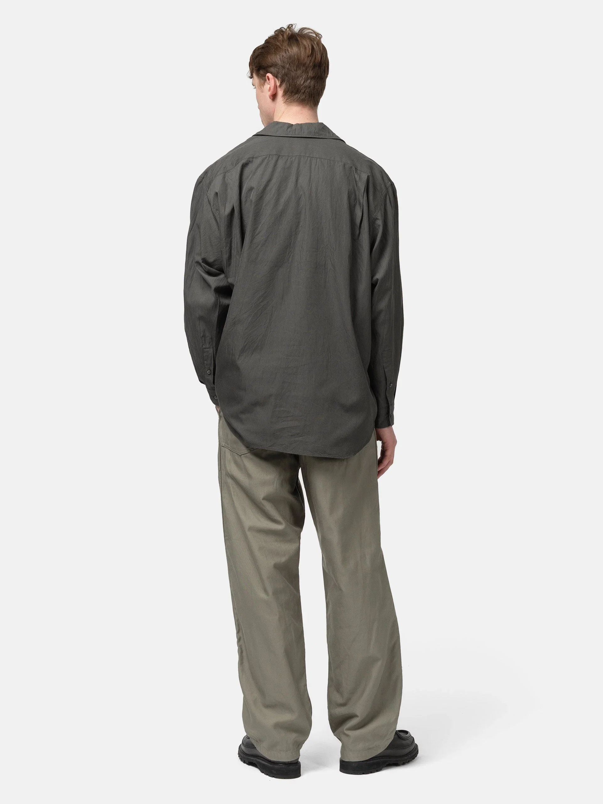 Kaptain Sunshine Pullover Shirt STRIPE Ink Black