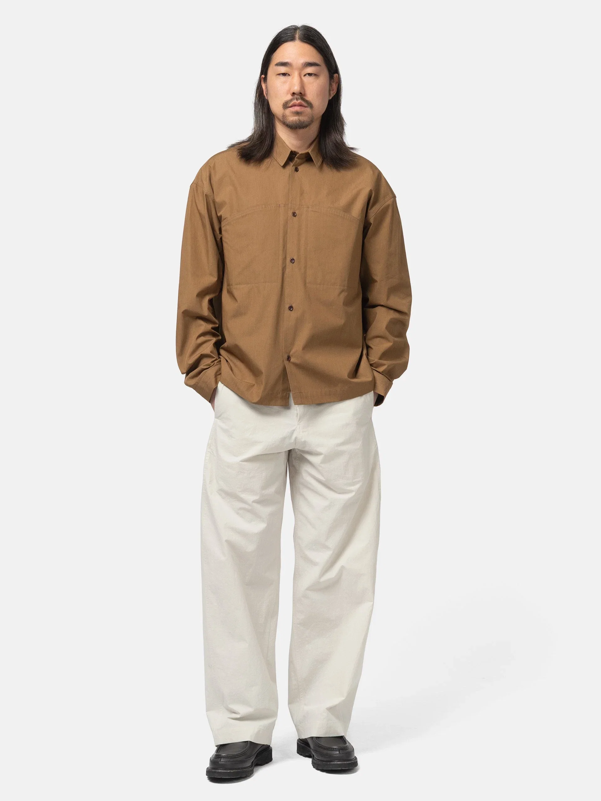 SAGE NATION Oval Shirt Tan