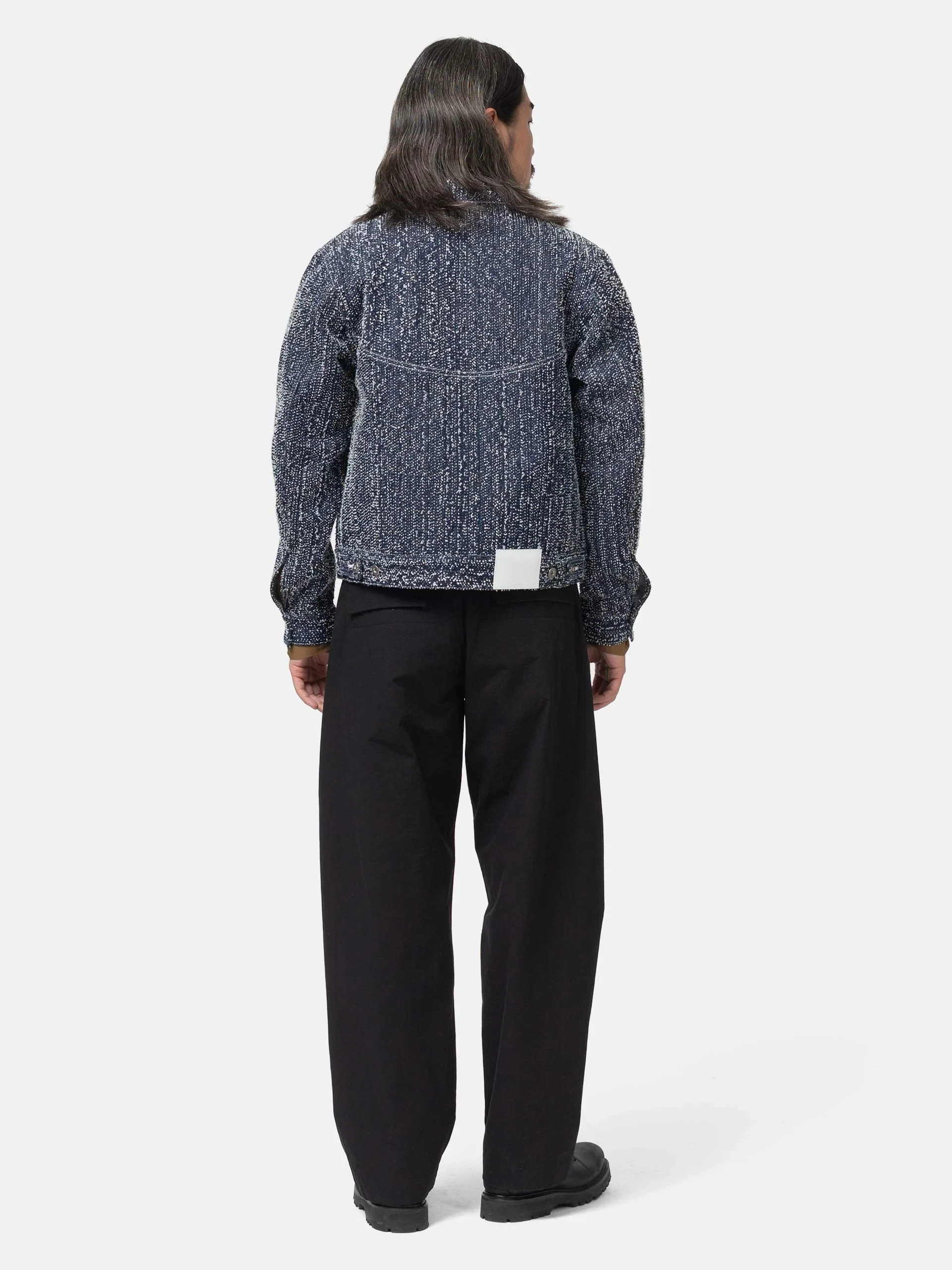 SAGE NATION Denim Jiji Jacket Indigo Needle Punch