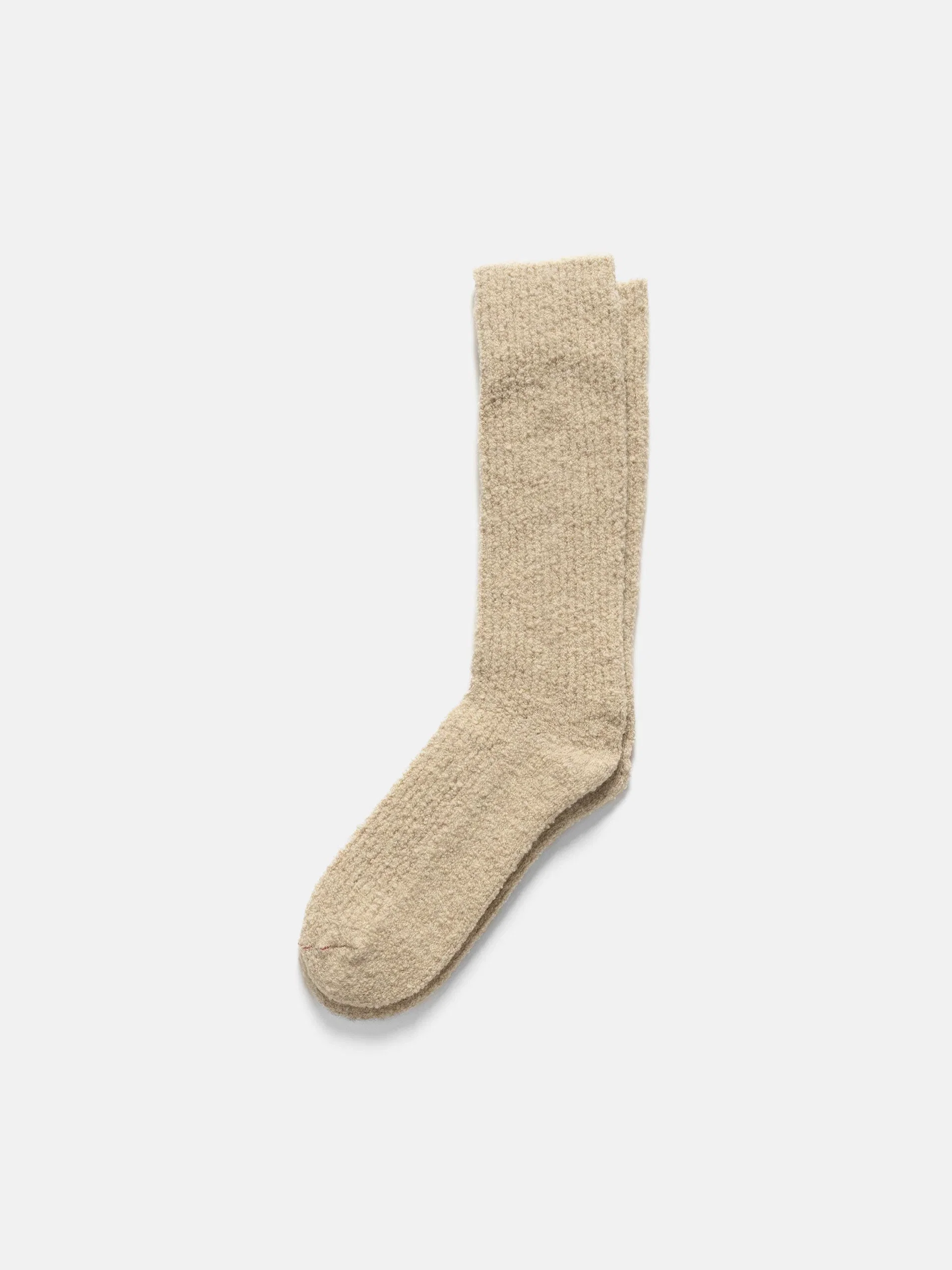 RoToTo R1636 Merino Boucle Socks Ecru