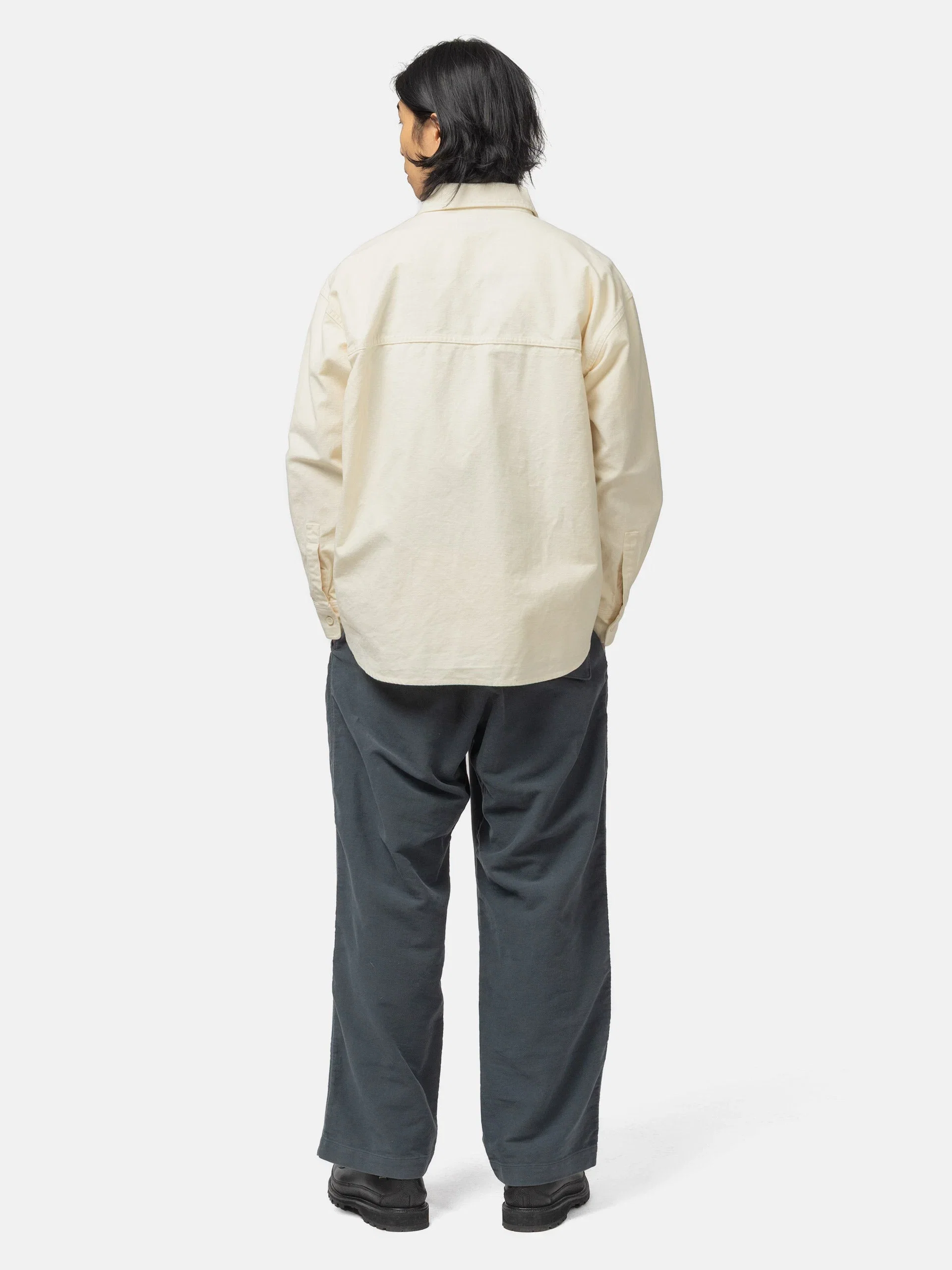 Cav Empt Cotton Design Big Shirt White