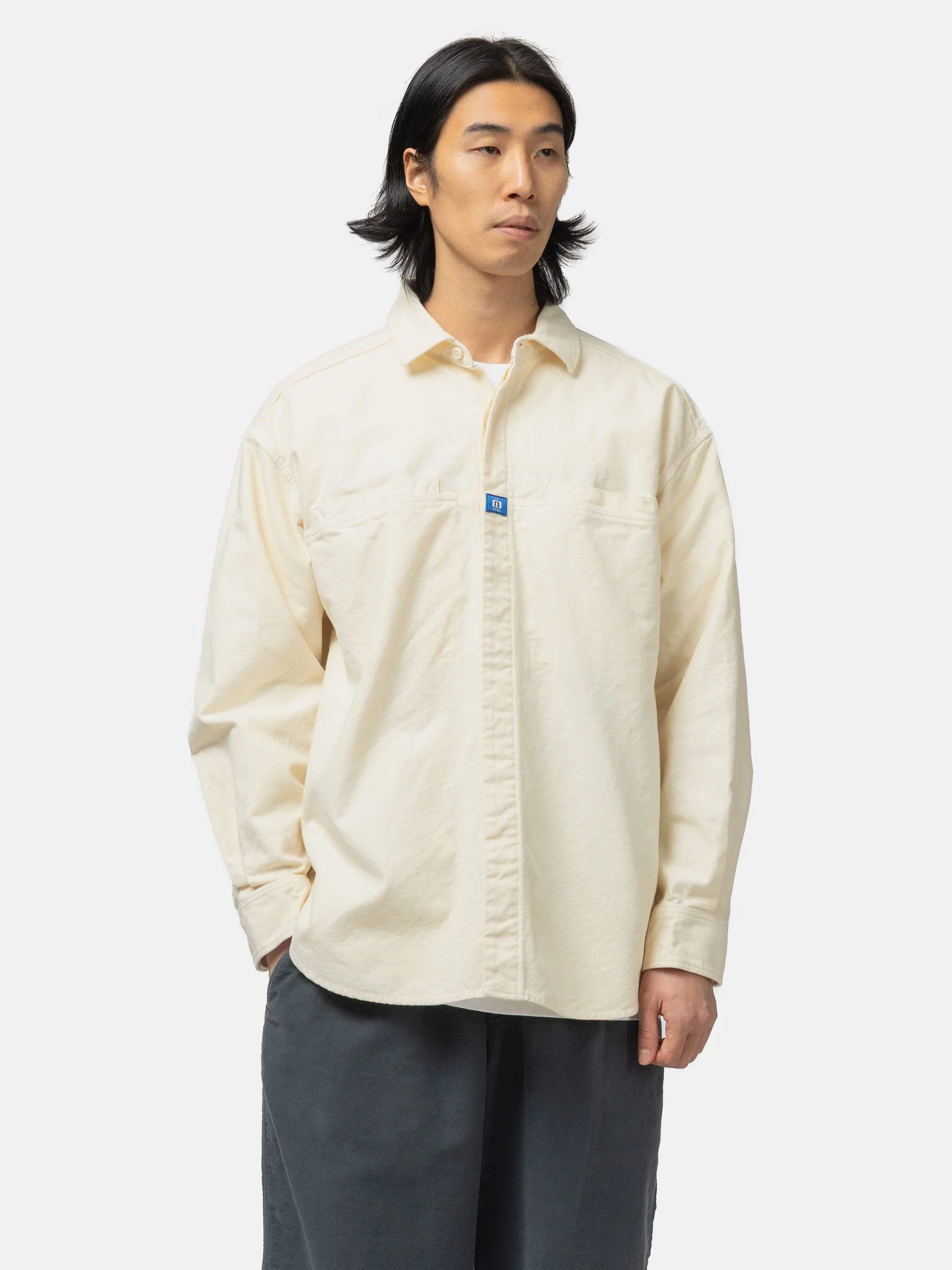 Cav Empt Cotton Design Big Shirt White