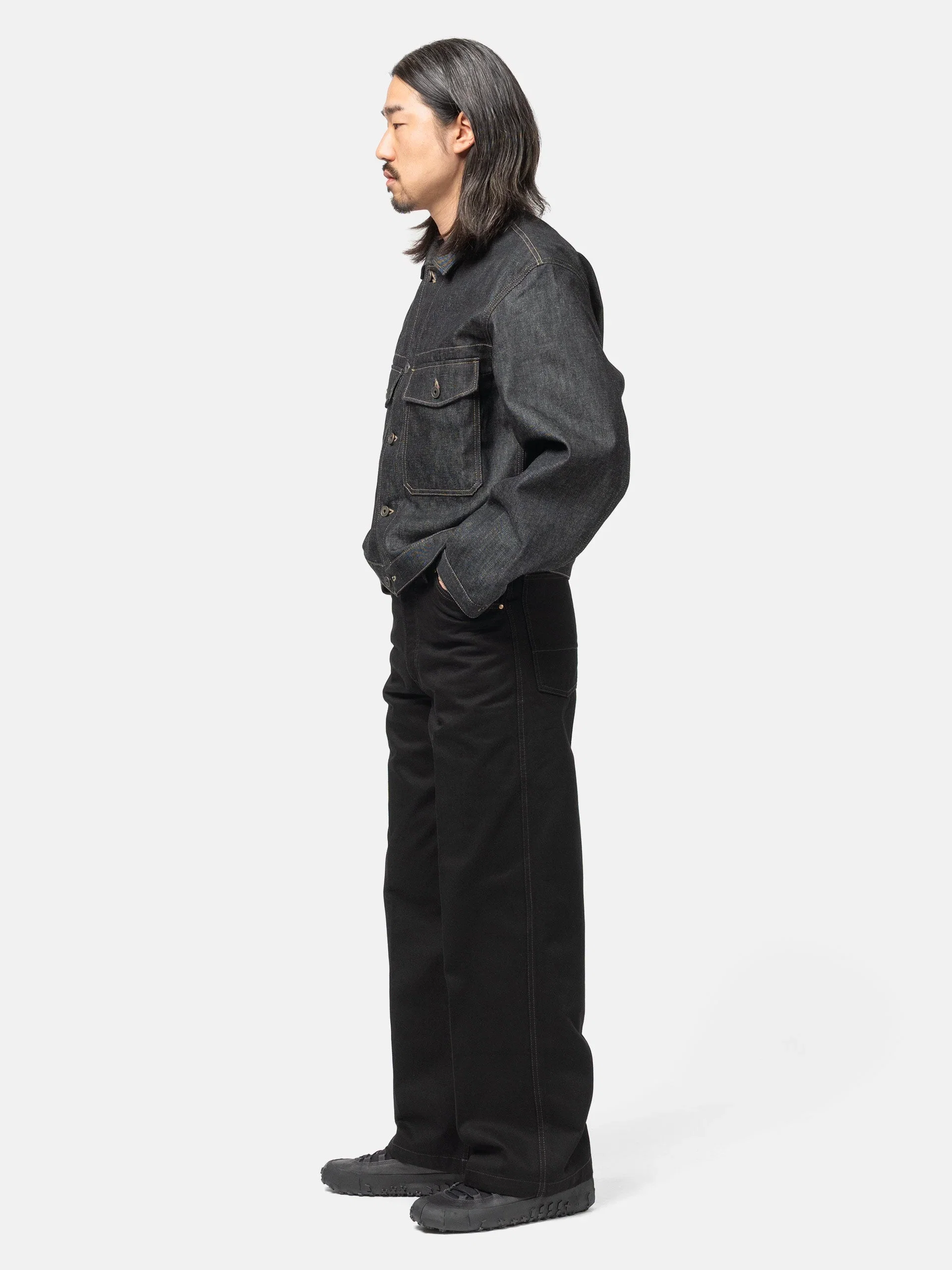 LEMAIRE Wide Pants Black