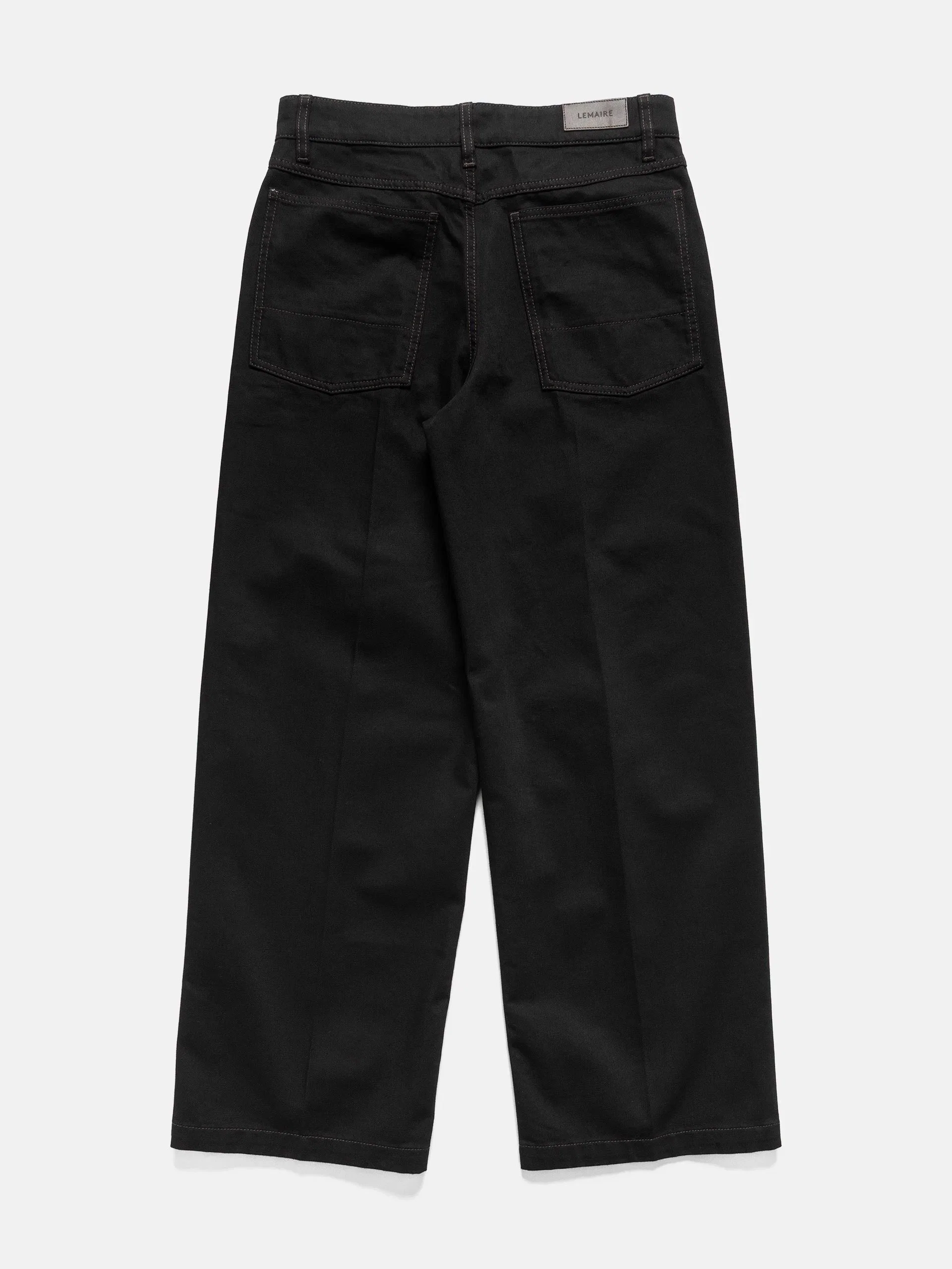 LEMAIRE Wide Pants Black