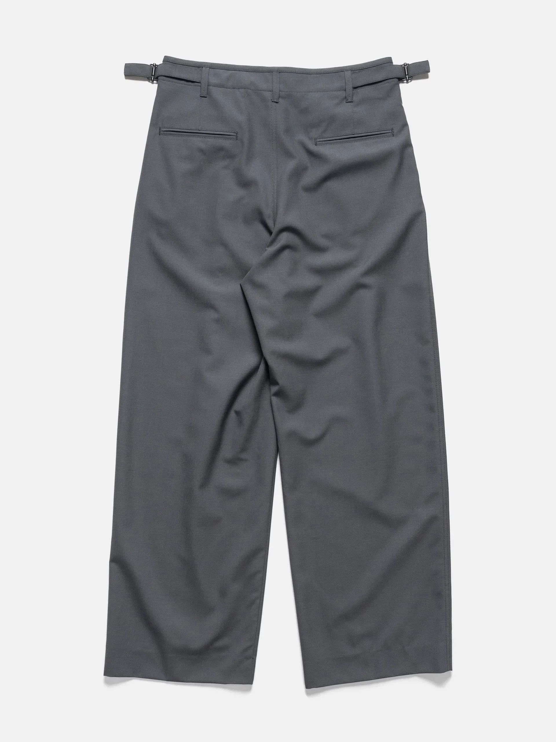 LEMAIRE Pleated Tailored Pants Carbon