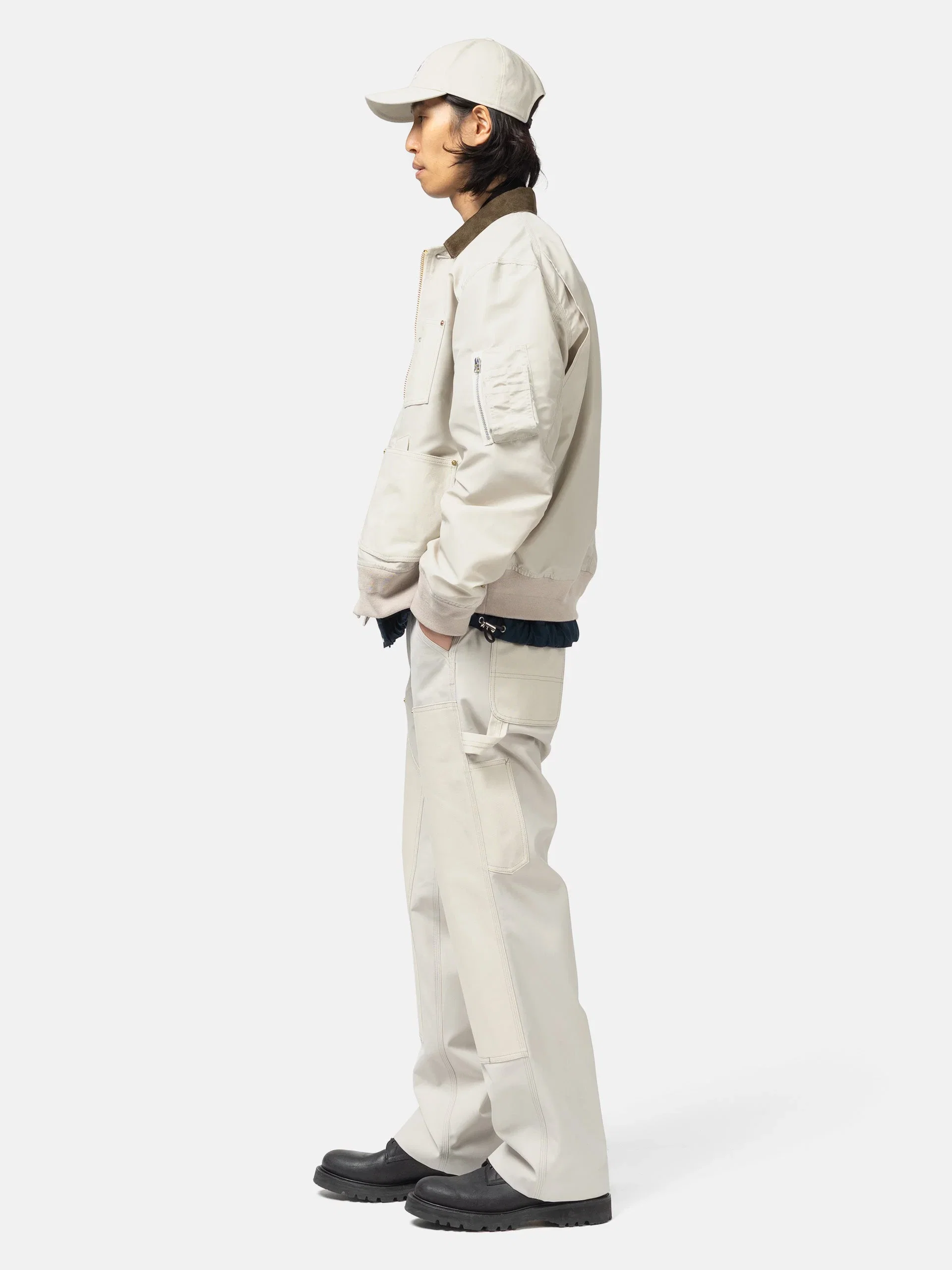 Sacai x Carhartt WIP Duck Pants Ivory