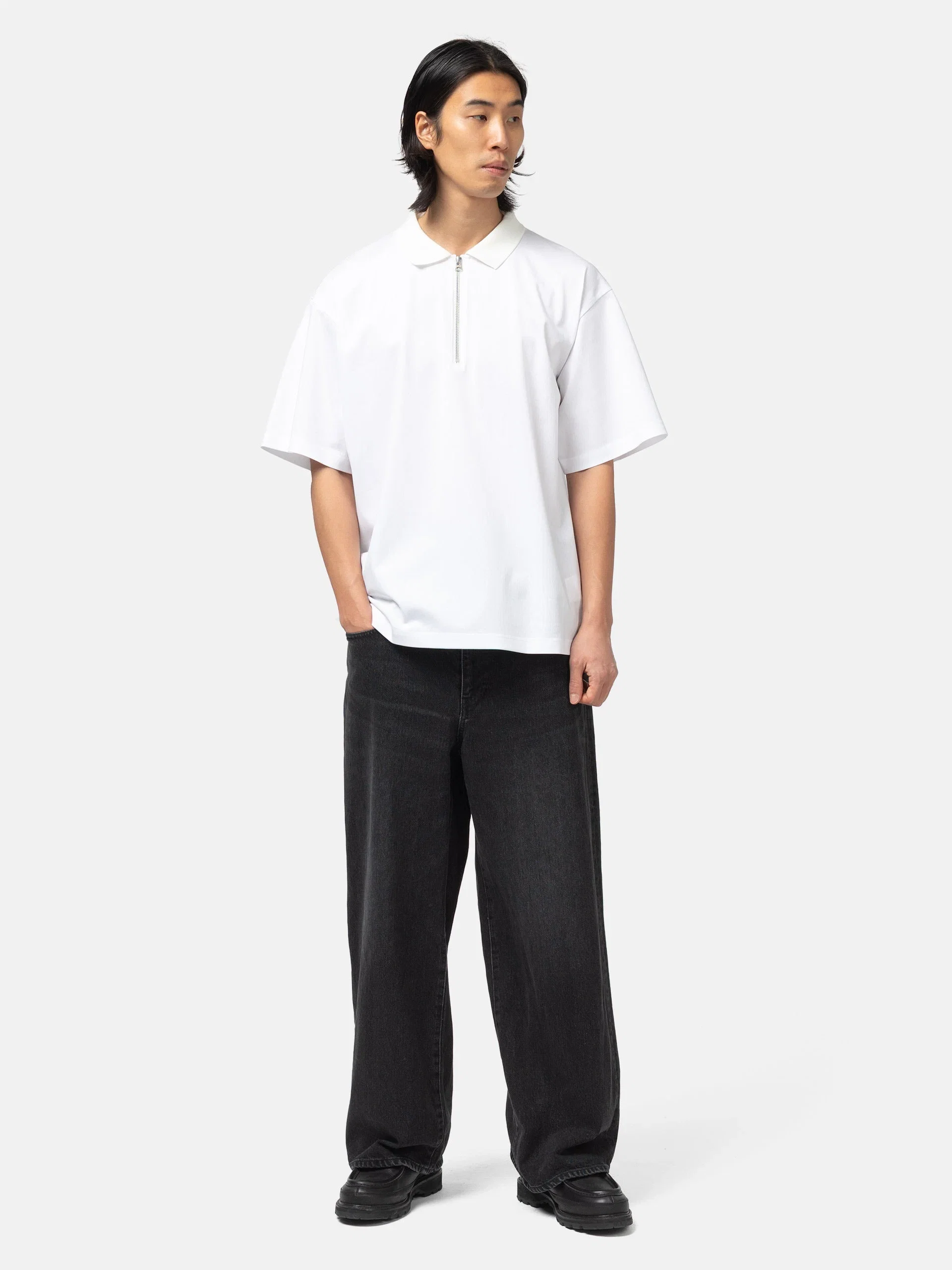 Sacai Cotton Jersey T-Shirt White