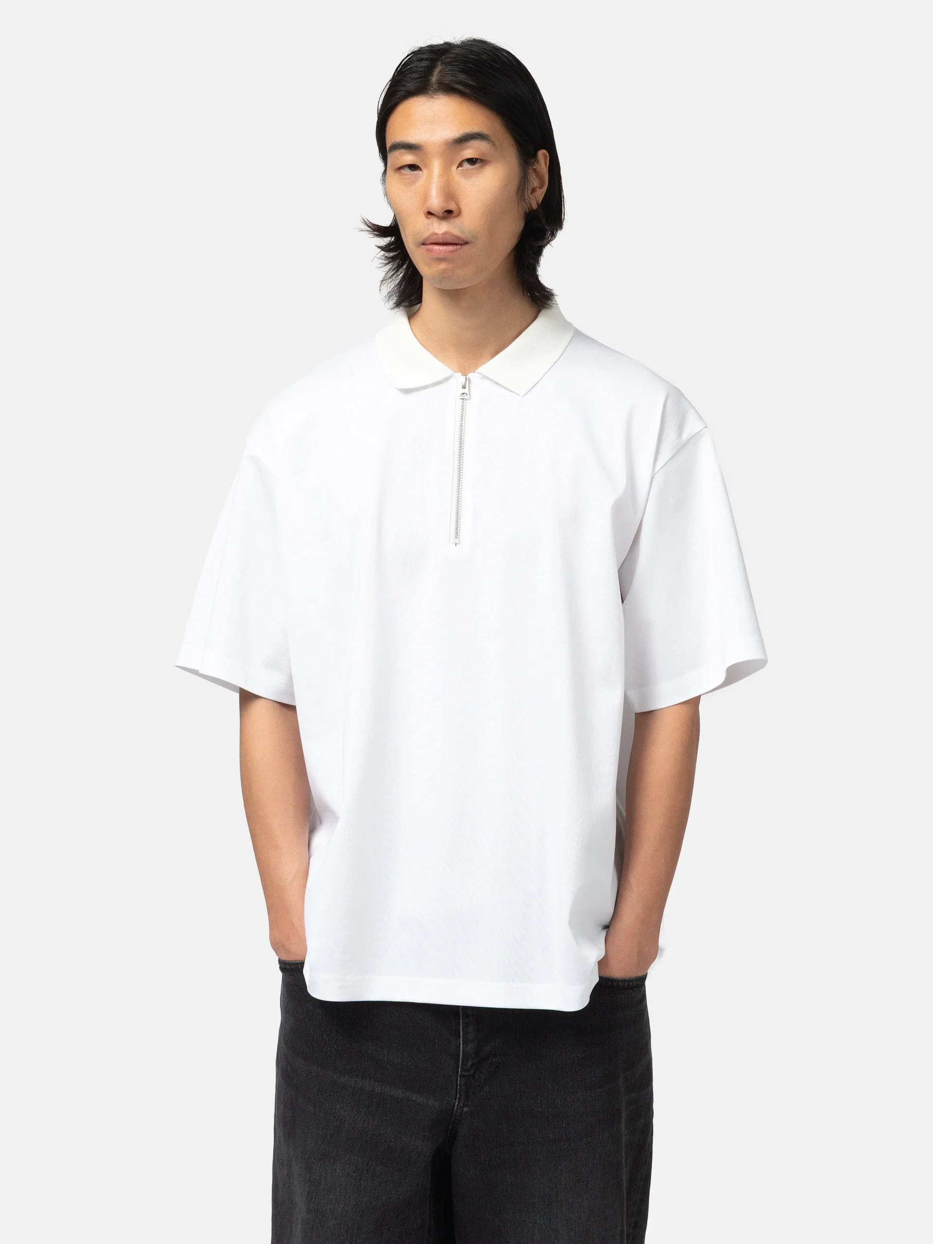 Sacai Cotton Jersey T-Shirt White