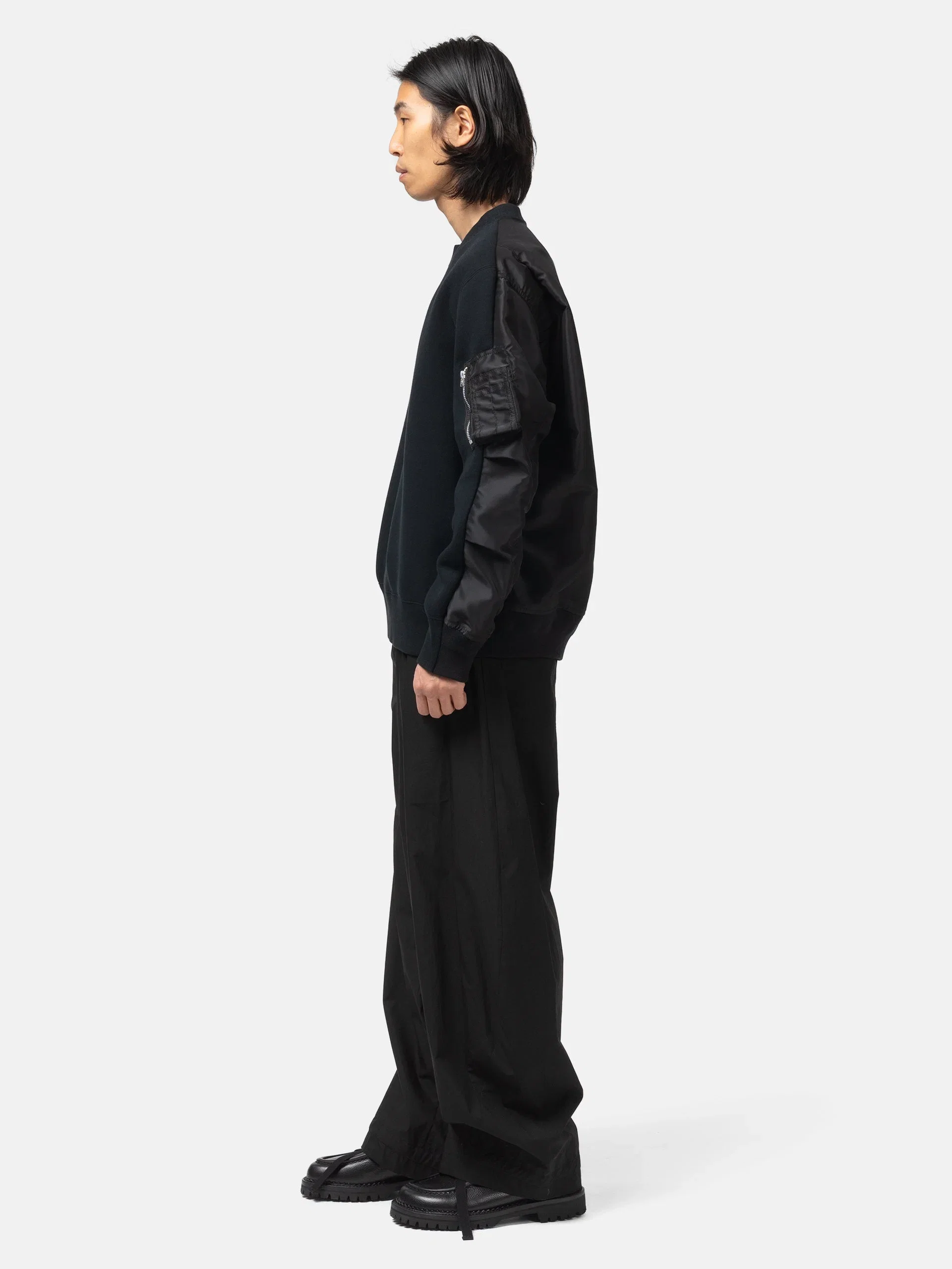 Sacai Cotton Typewriter Pants Black