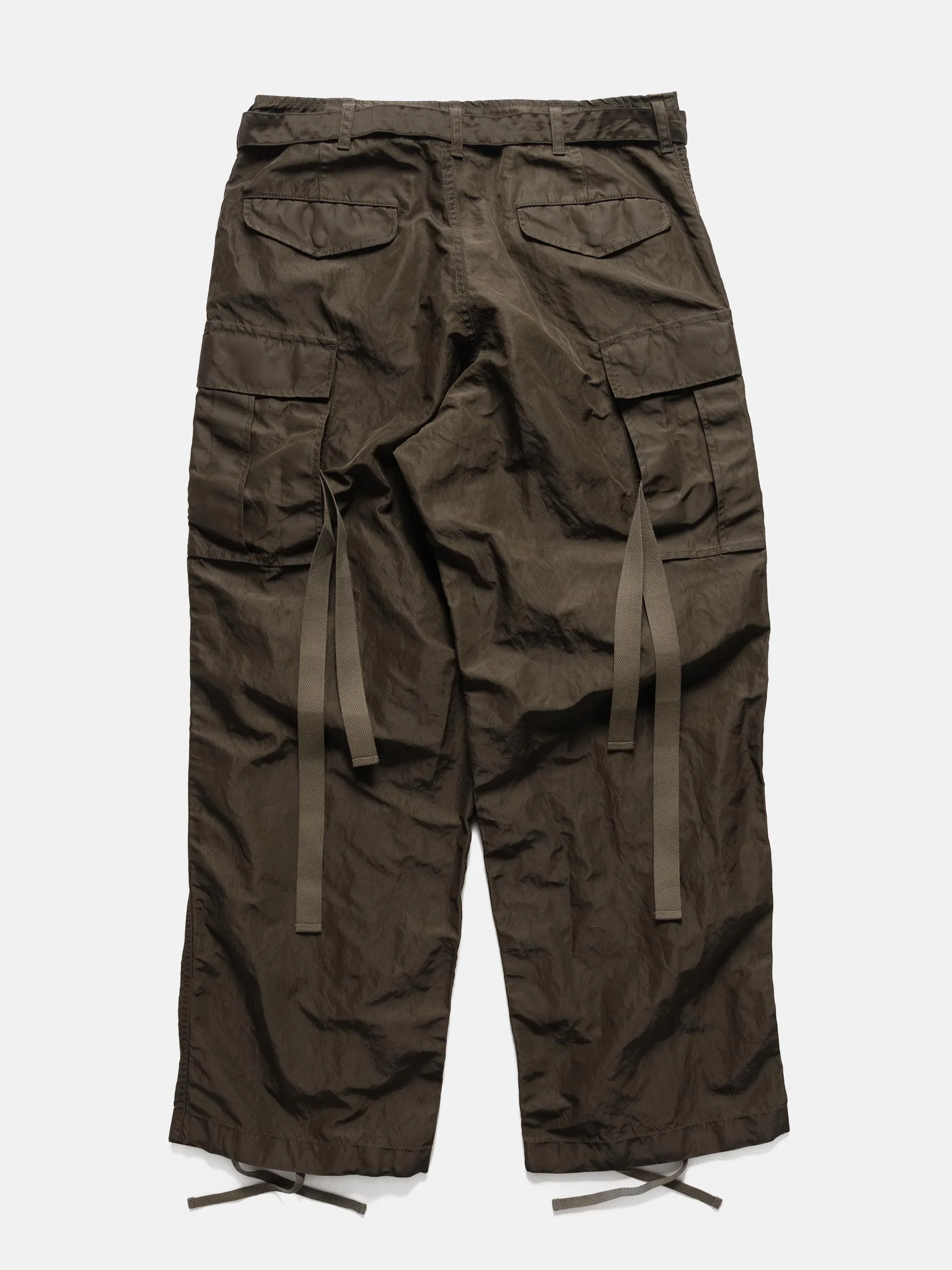 Sacai Treated Nylon Twill Pants Khaki