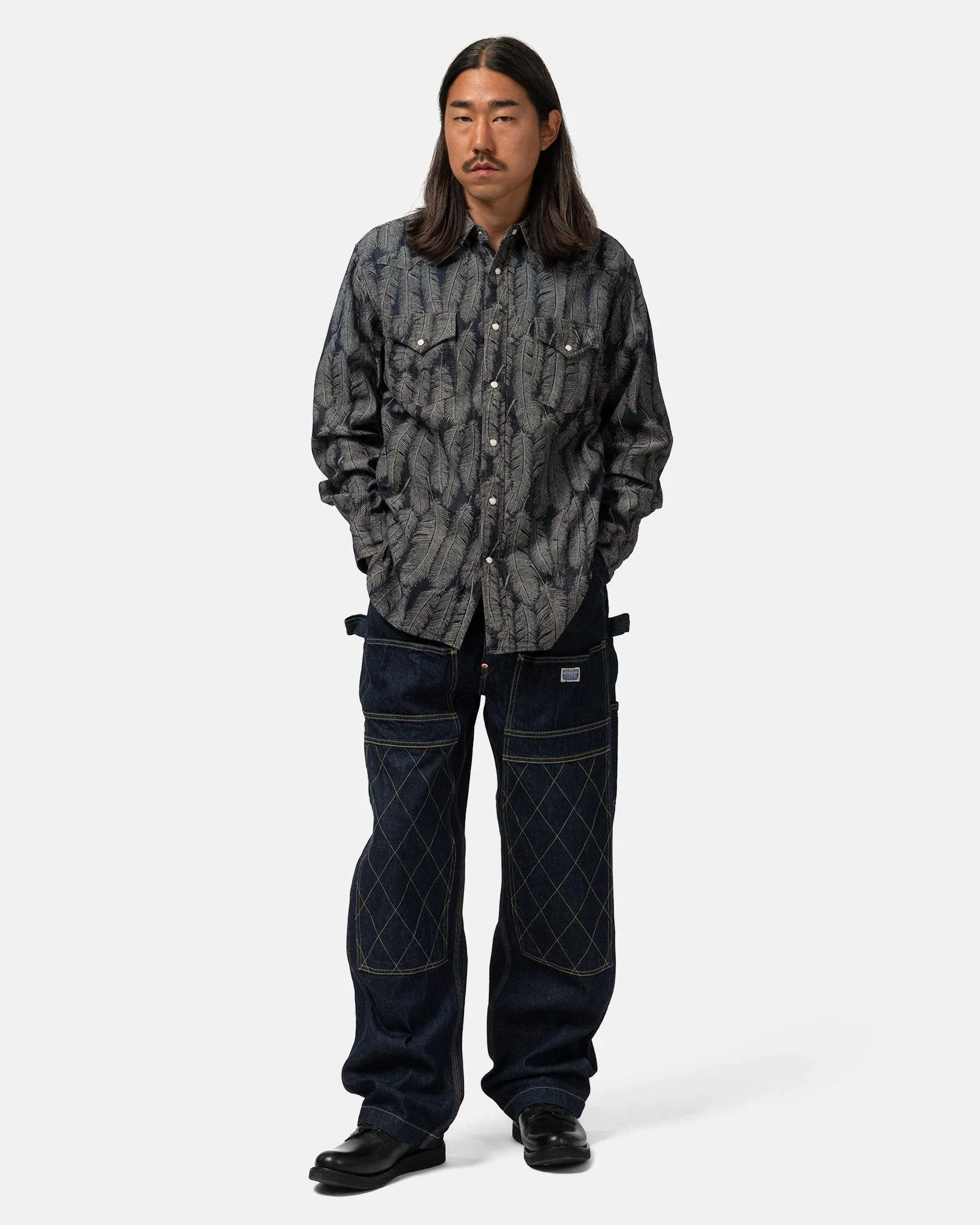 KAPITAL 11.5oz Denim LUMBER Pants Indigo