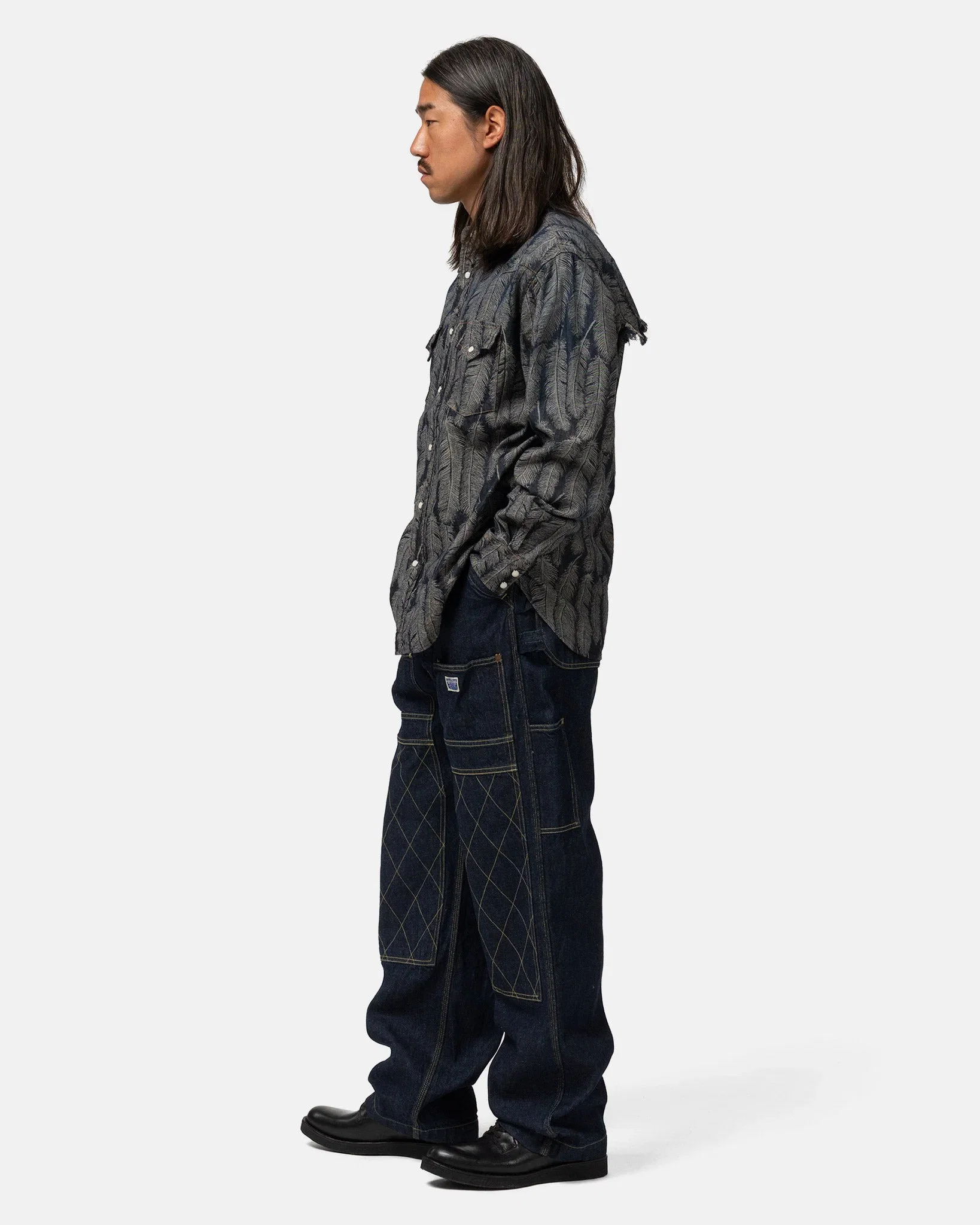 KAPITAL 11.5oz Denim LUMBER Pants Indigo