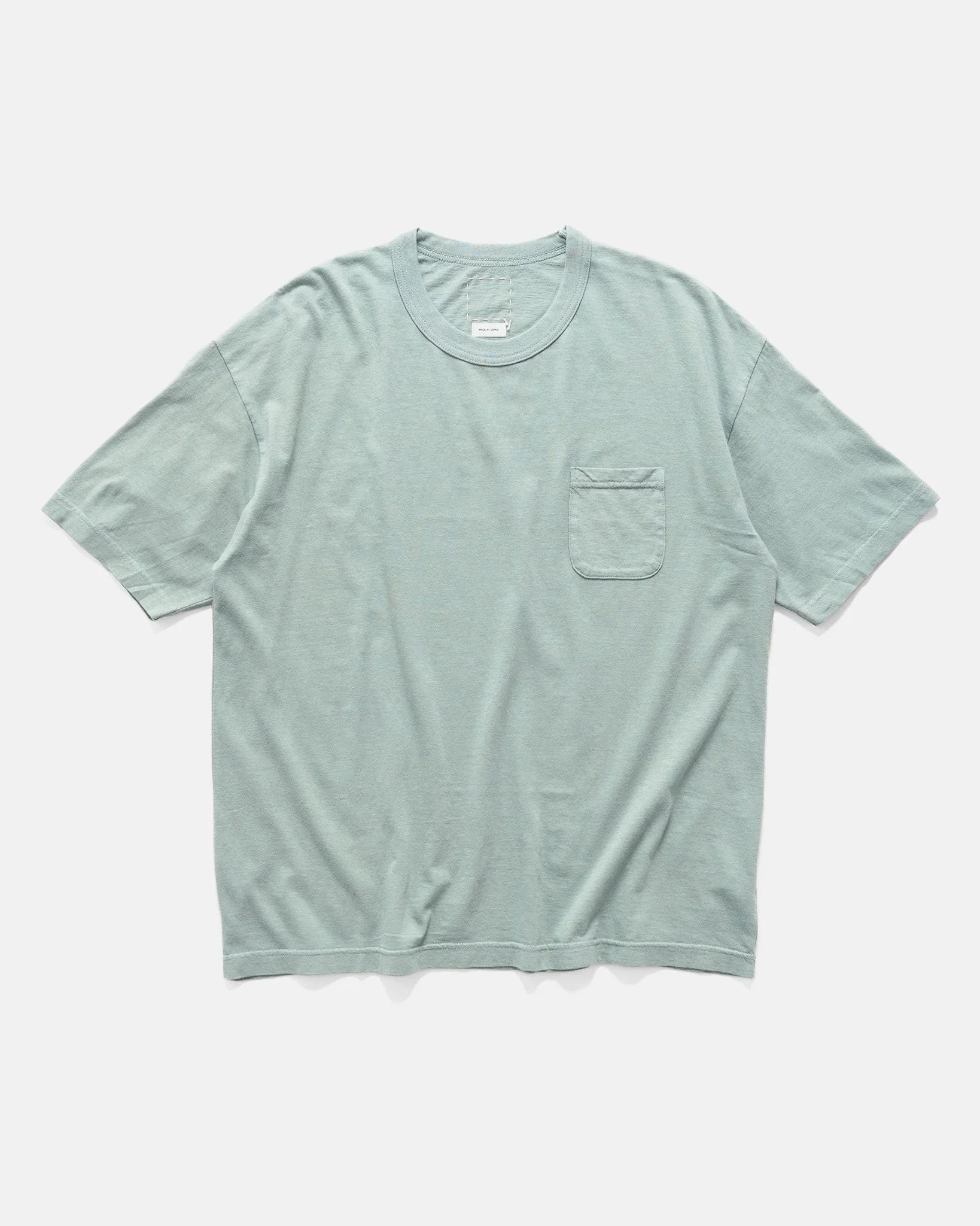 visvim Jumbo Tee S/S DMGD Lt. Green