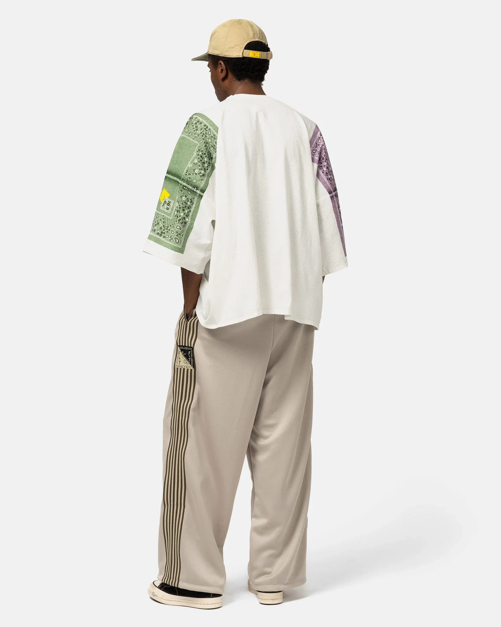 KAPITAL 18.5/-Jersey Bandanna HUGE-T (PECKISH RAINBOWY) Green