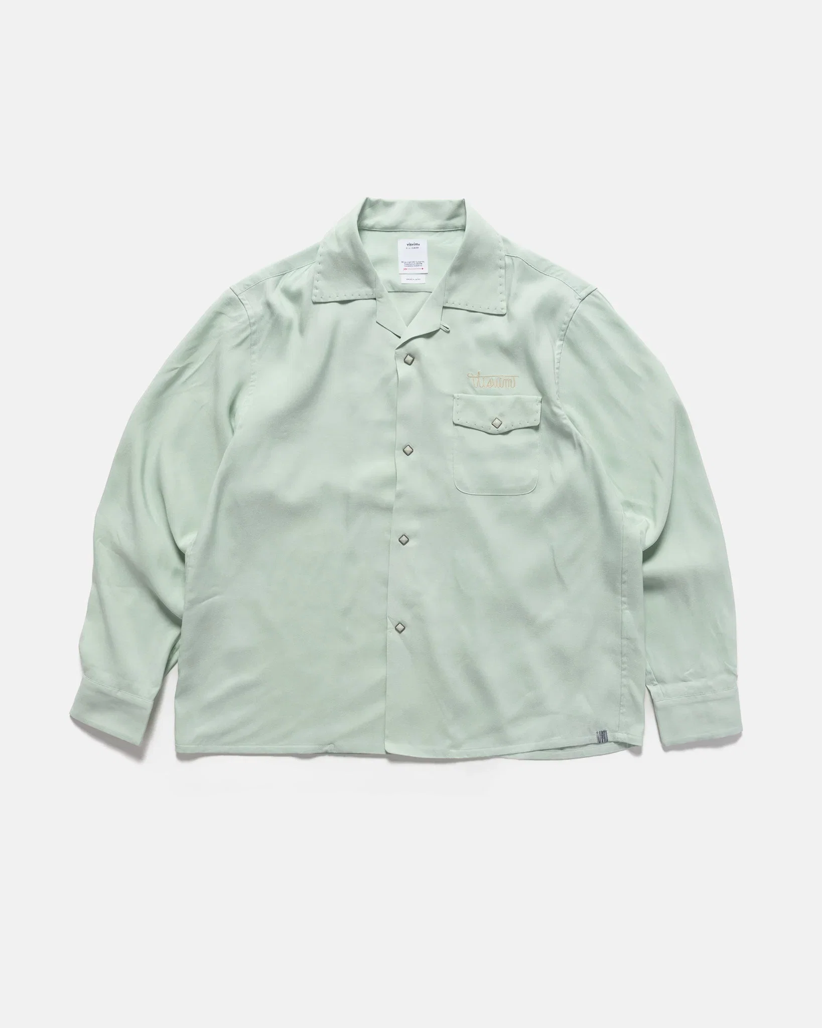 visvim Wildcatter Shirt L/S Lt. Green