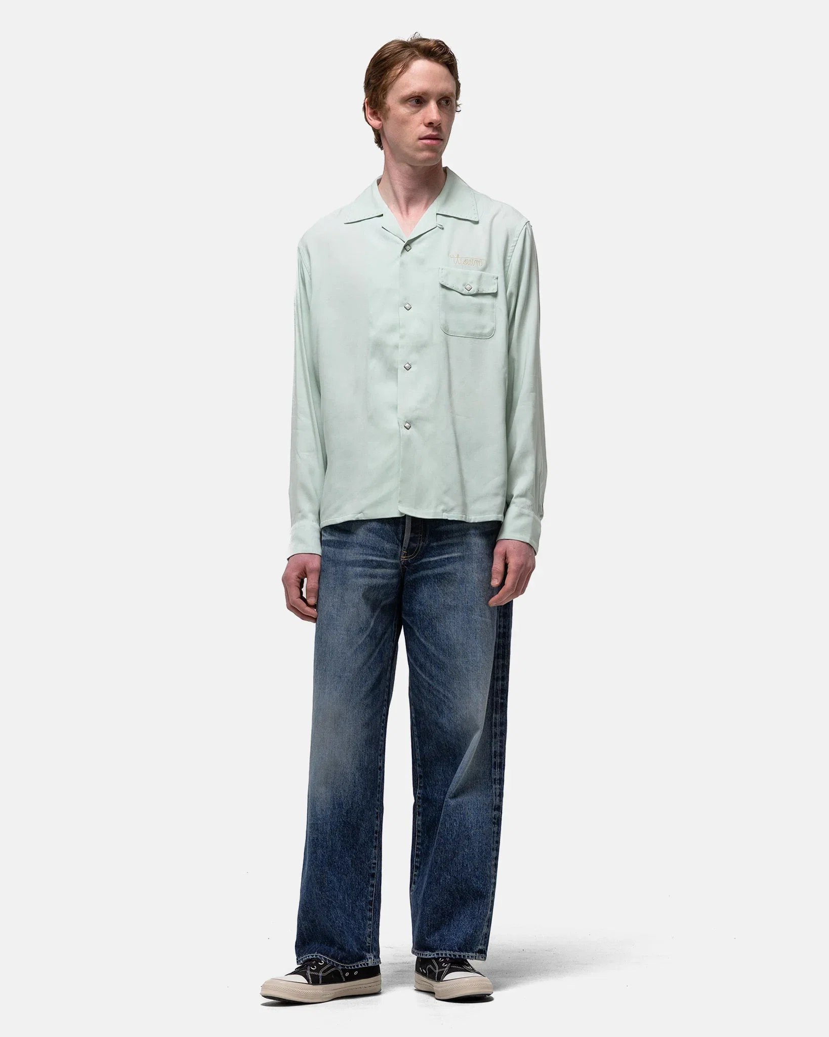 visvim Wildcatter Shirt L/S Lt. Green
