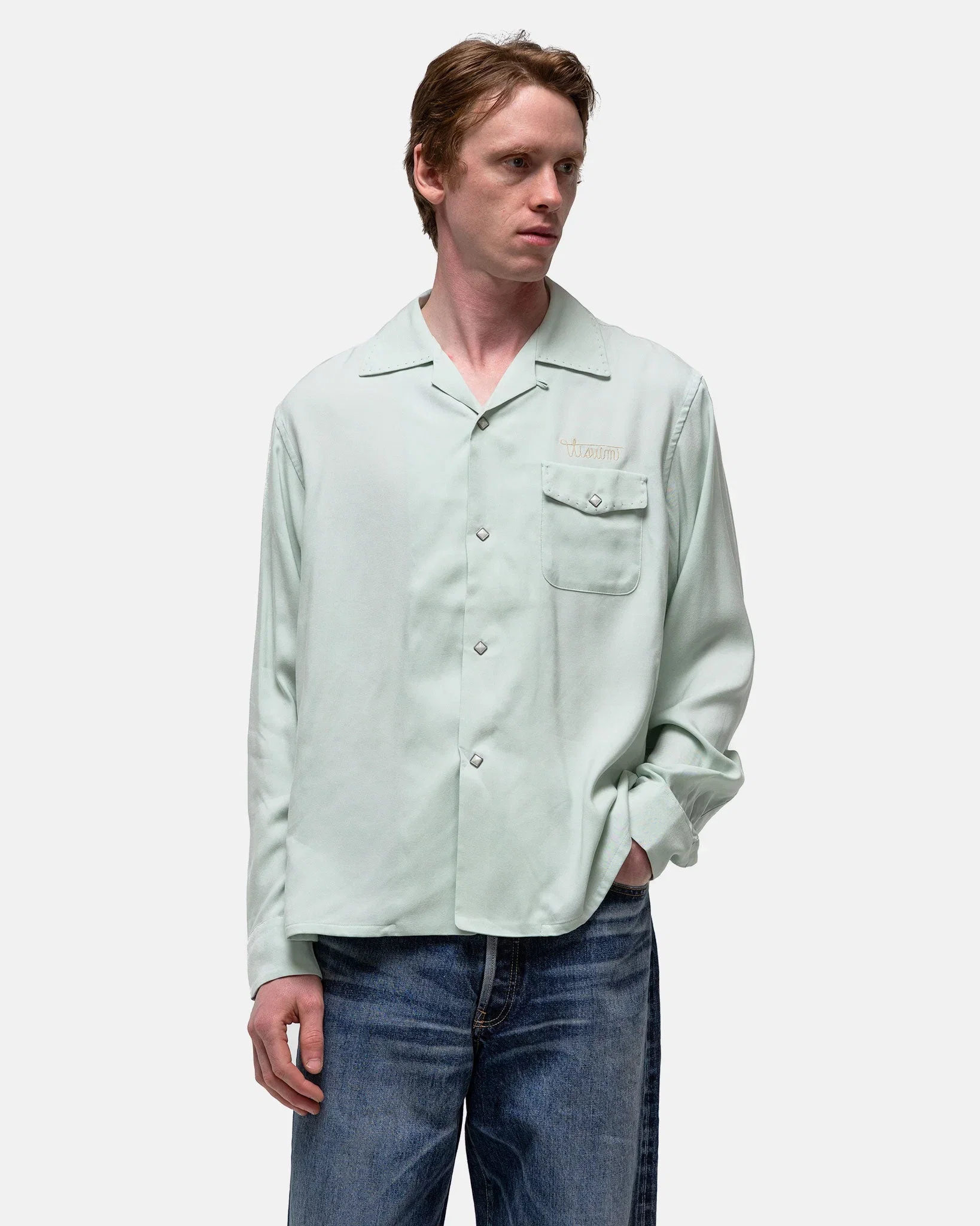 visvim Wildcatter Shirt L/S Lt. Green