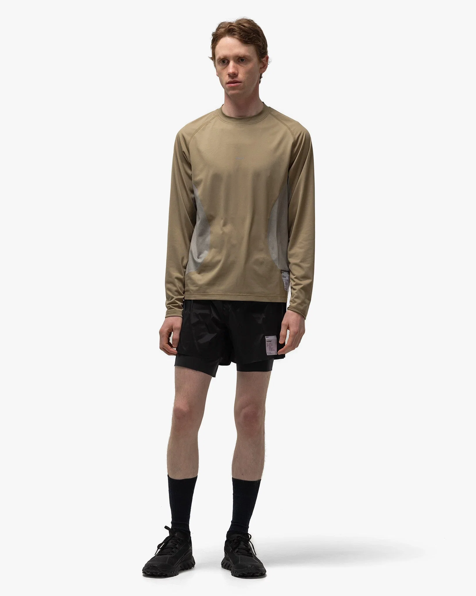 Satisfy AuraLite Tech Long Tee Army Green