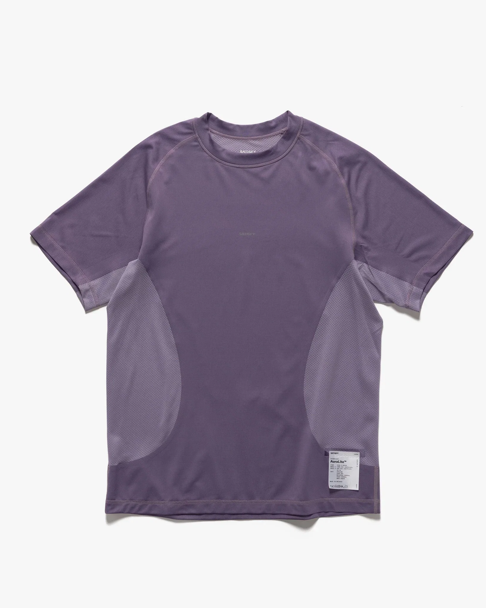 Satisfy AuraLite Tech T-Shirt Purple Sage