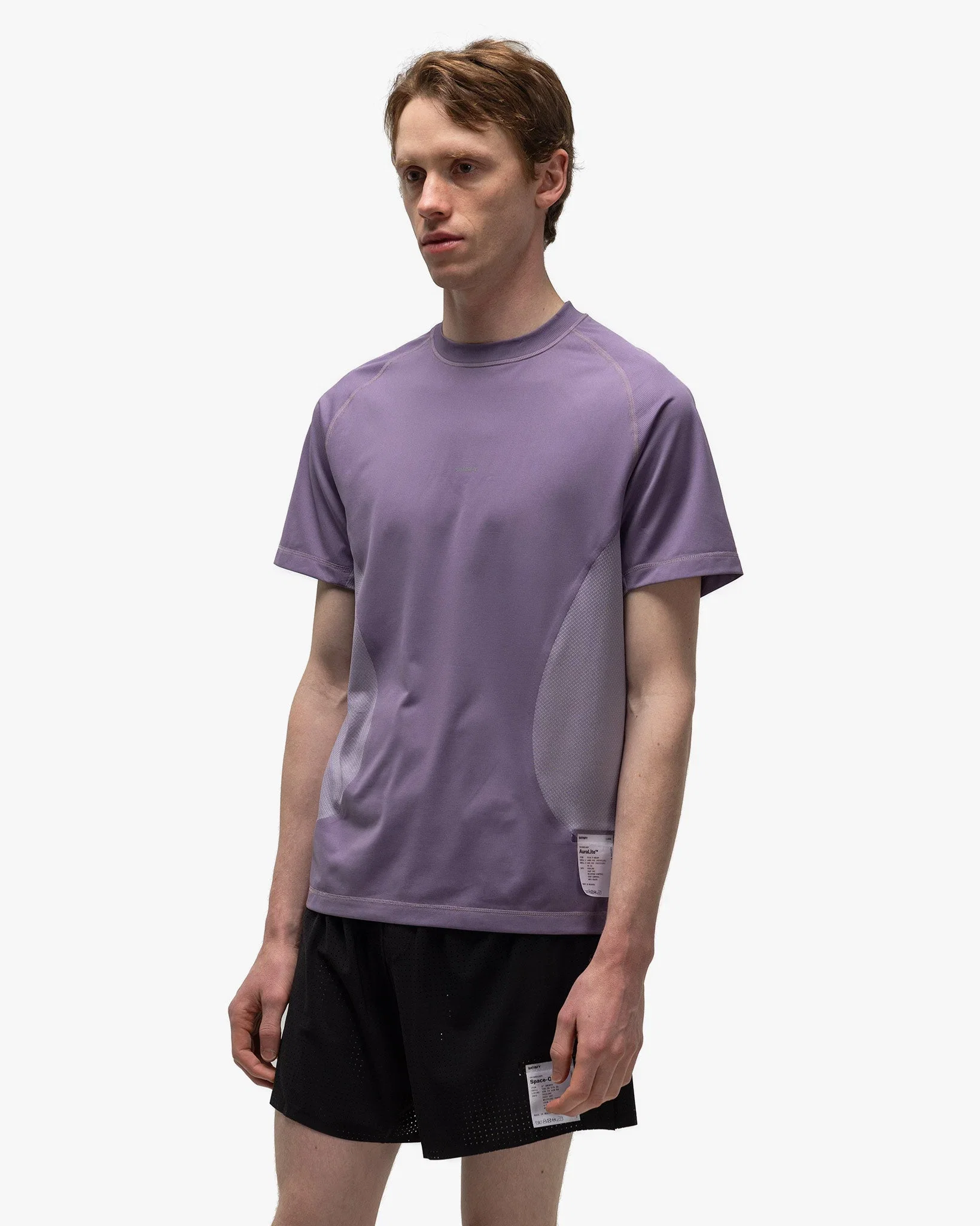 Satisfy AuraLite Tech T-Shirt Purple Sage
