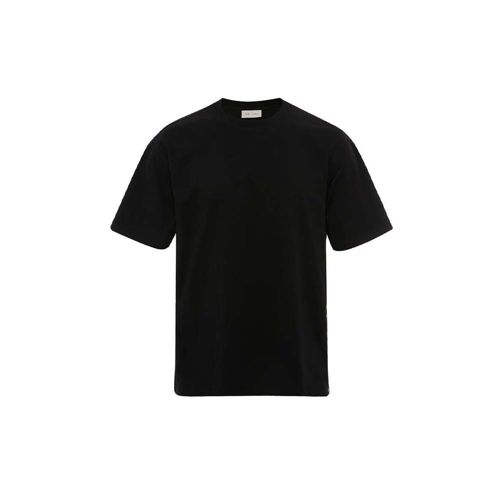 Qasimi Oversized Tape T-Shirt - Black