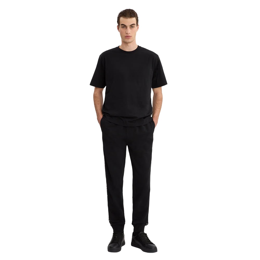 Qasimi Side Tape Jogger - Black