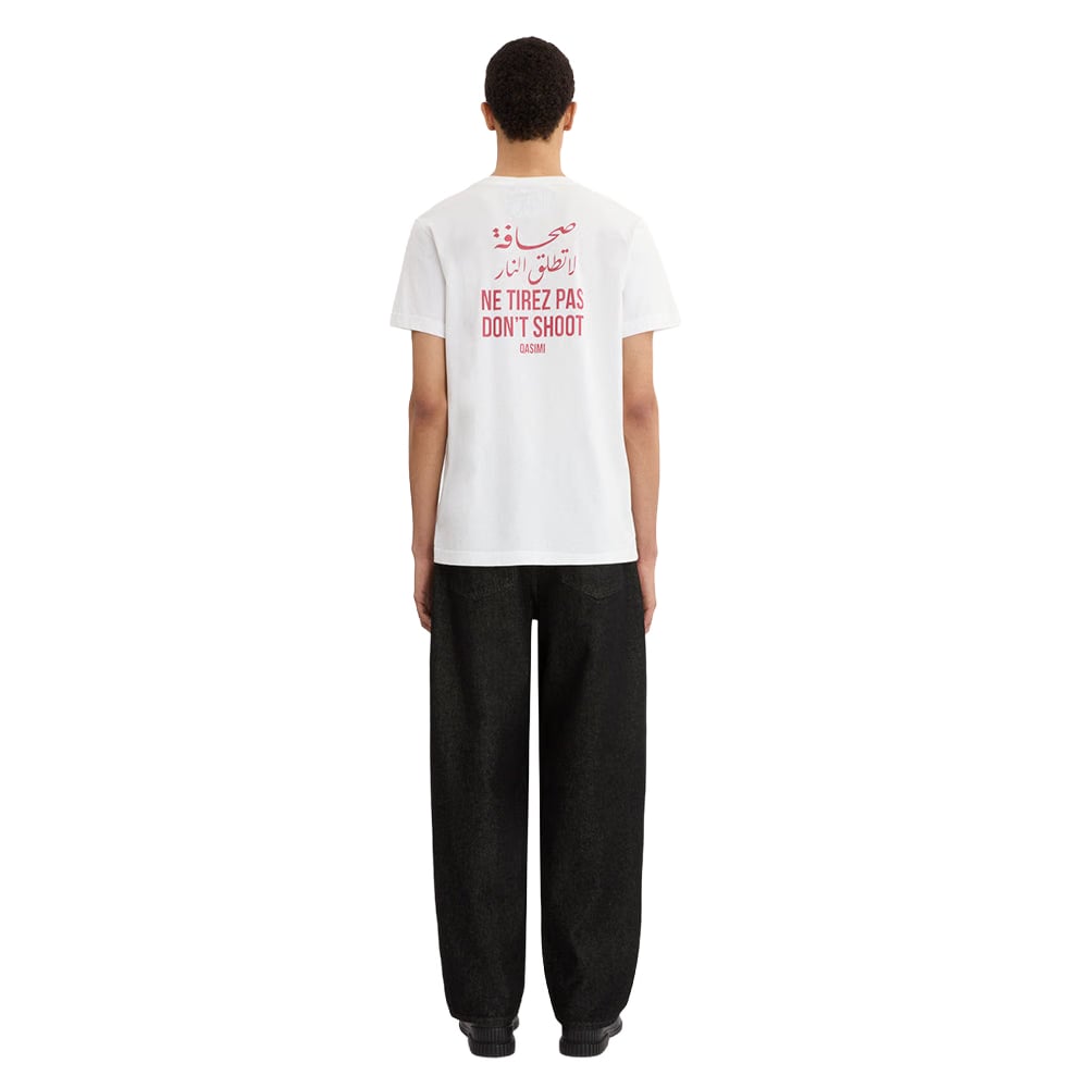 Qasimi Don't Shoot T-Shirt - White