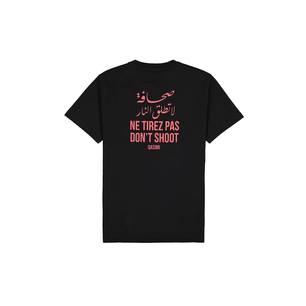 Qasimi Don't Shoot T-Shirt - Black