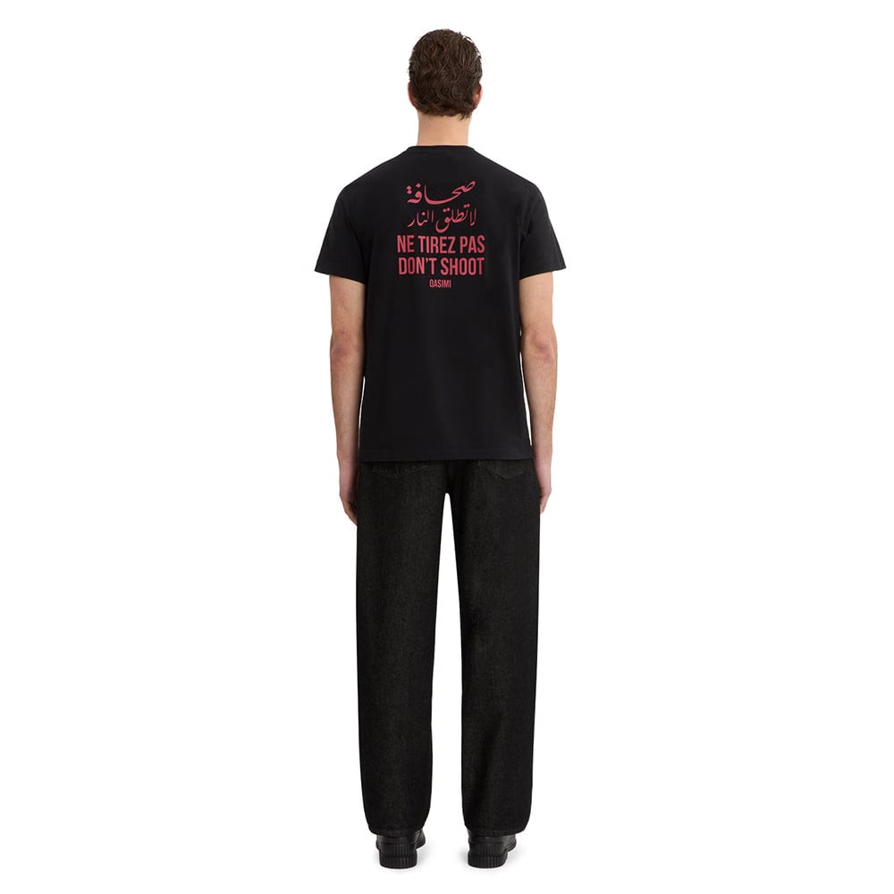 Qasimi Don't Shoot T-Shirt - Black