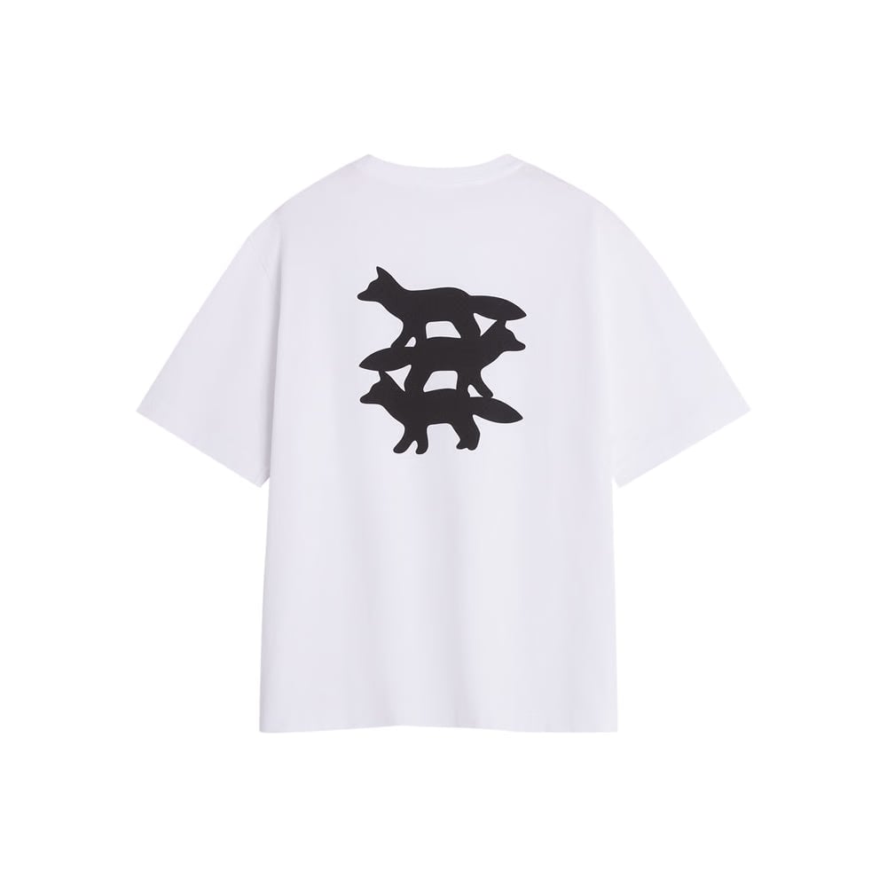 Maison Kitsuné Stunt Fox Oversize T-Shirt - White