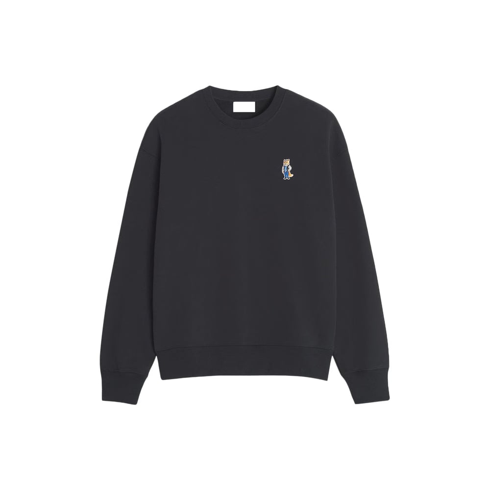 Maison Kitsuné Dressed Fox Comfort Sweatshirt - Black