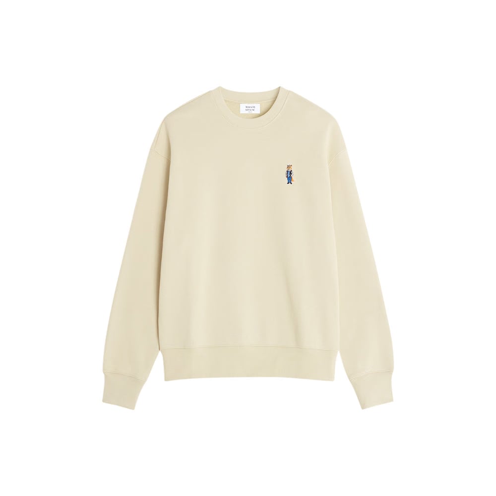 Maison Kitsuné Dressed Fox Comfort Sweatshirt - Beige