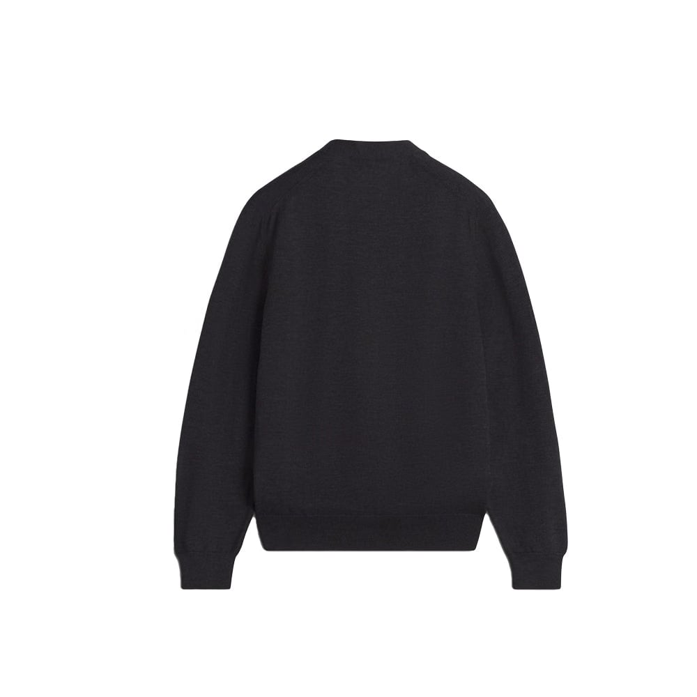 Maison Kitsuné Double Bold Fox Head Patch Regular Cardigan - Anthracite