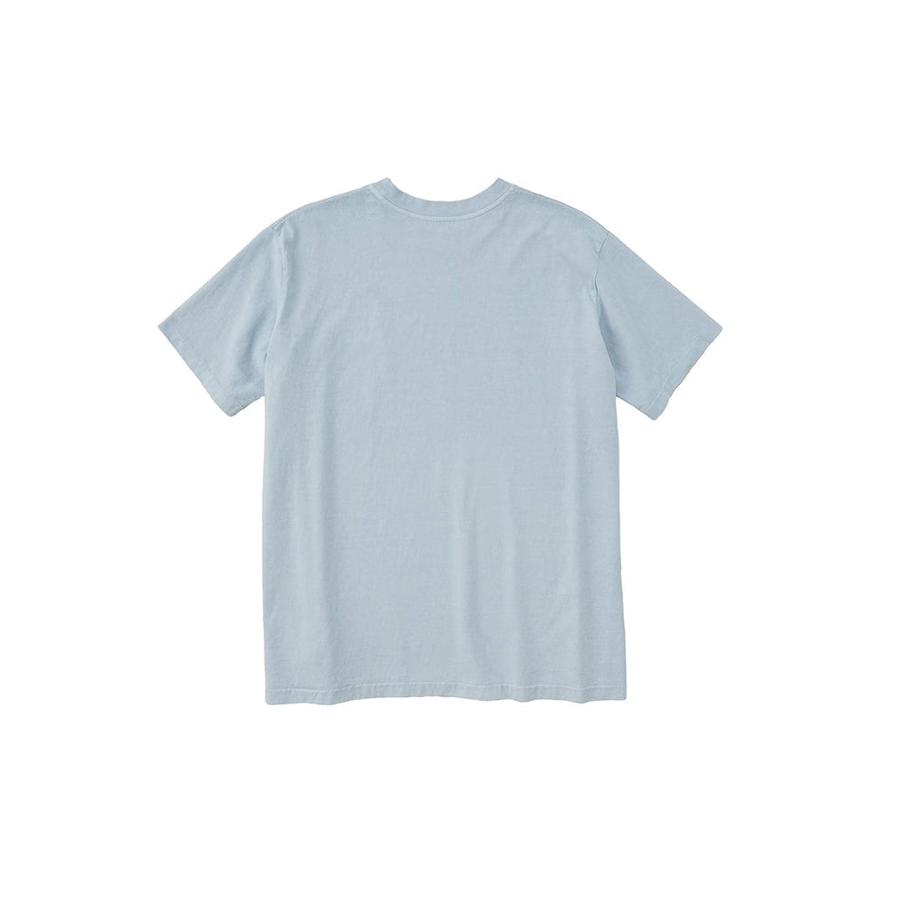 Maison Kitsuné Kuro x Maison Kitsuné Grand Est. Vintage Wash T-Shirt - Light Blue