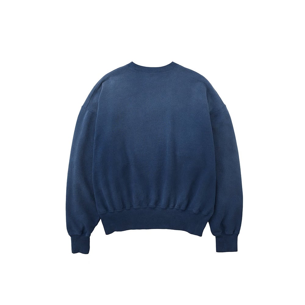 Maison Kitsuné Kuro x Maison Kitsuné Sunfaded Fox Sweatshirt - Dark Navy