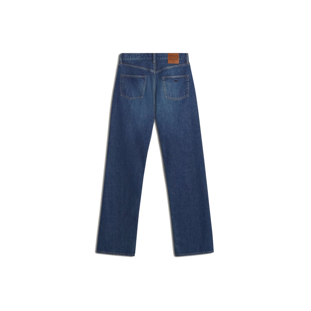 Maison Kitsuné Kuro x Maison Kitsuné Selvedge Voyage Denim Pants - Faded Indigo