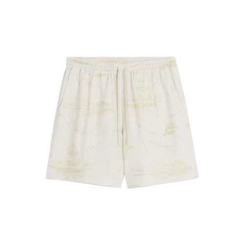 Maison Kitsuné Lightweight Shorts - Noble Beige/Straw