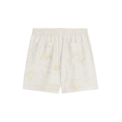Maison Kitsuné Lightweight Shorts - Noble Beige/Straw