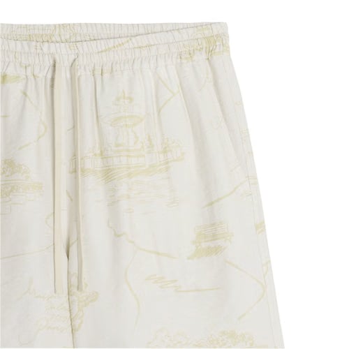 Maison Kitsuné Lightweight Shorts - Noble Beige/Straw