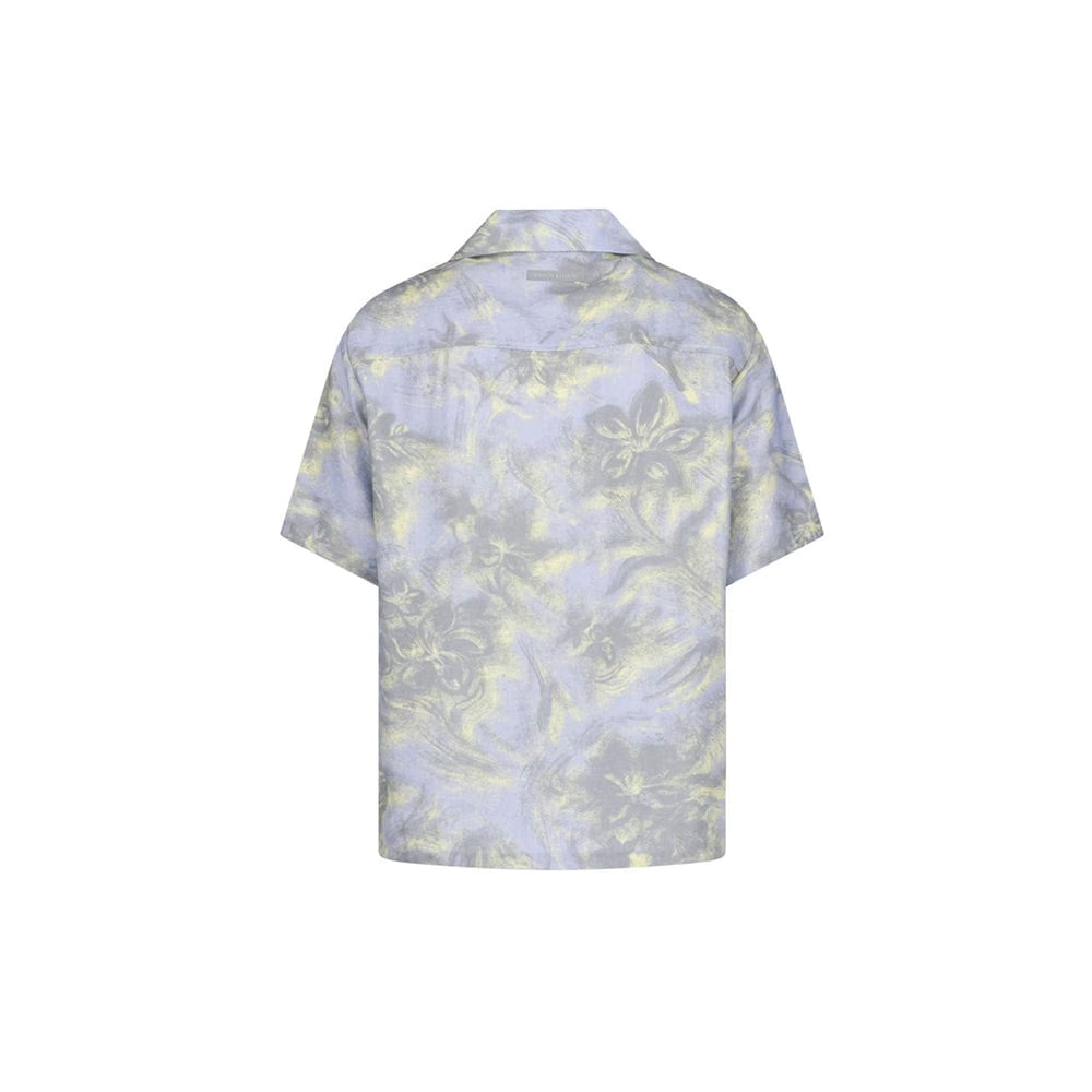 Maison Kitsuné Resort Shirt - Arctic Ice/Pastel Yellow