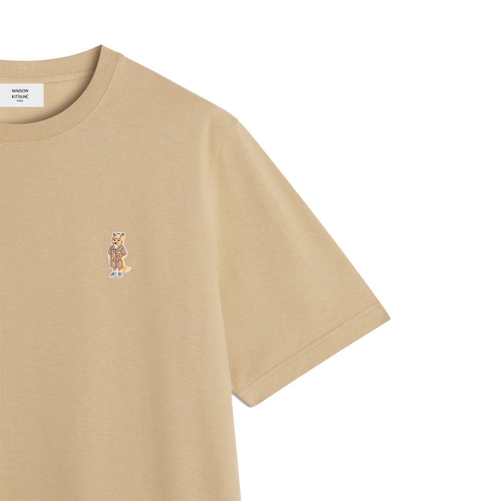 Maison Kitsuné Dressed Fox Comfort T-Shirt - Roasted Almond