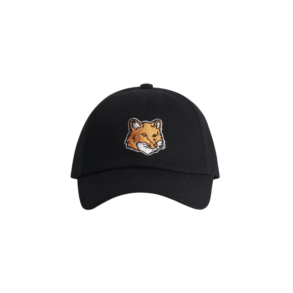 Maison Kitsuné Fox Head Cap - Black
